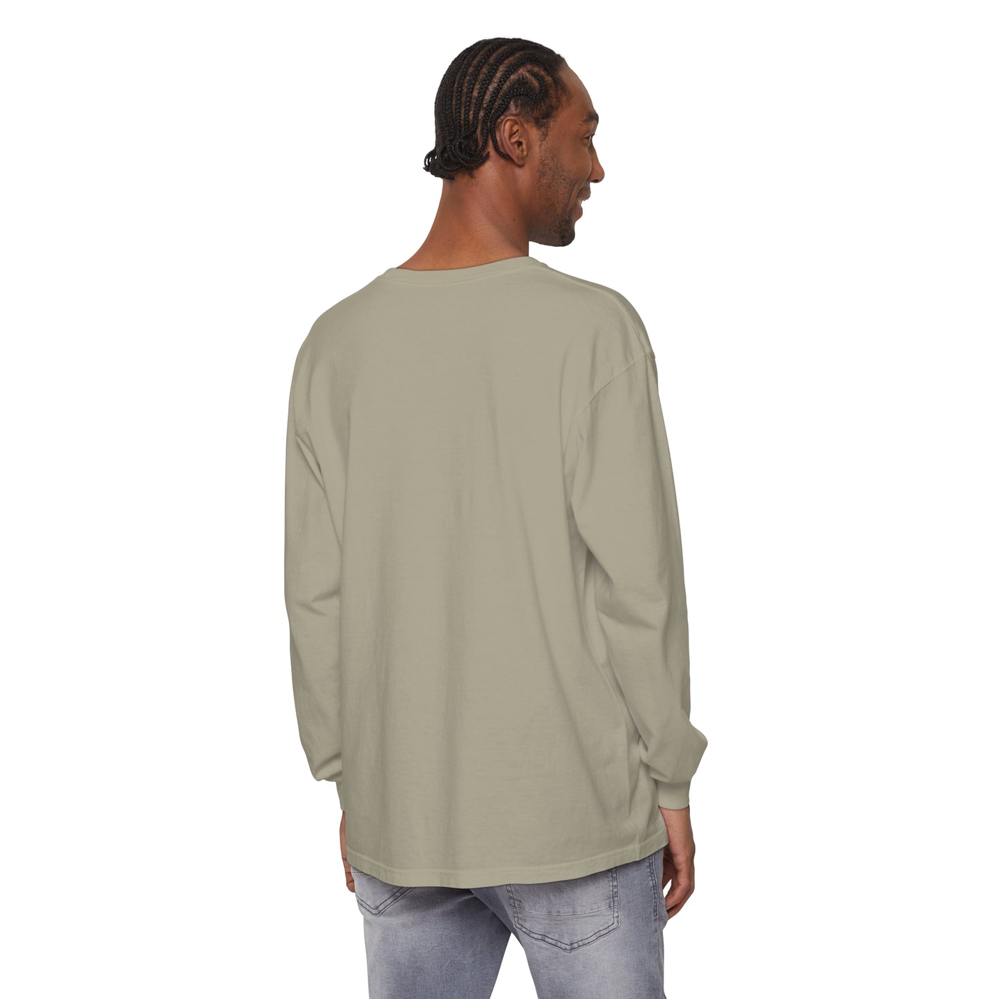 Let's Stay Home Unisex Garment-dyed Long Sleeve T-Shirt