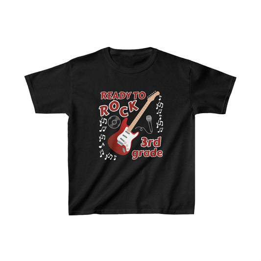 Ready to Rock 3rd Grade Kids Heavy Cotton™ Tee