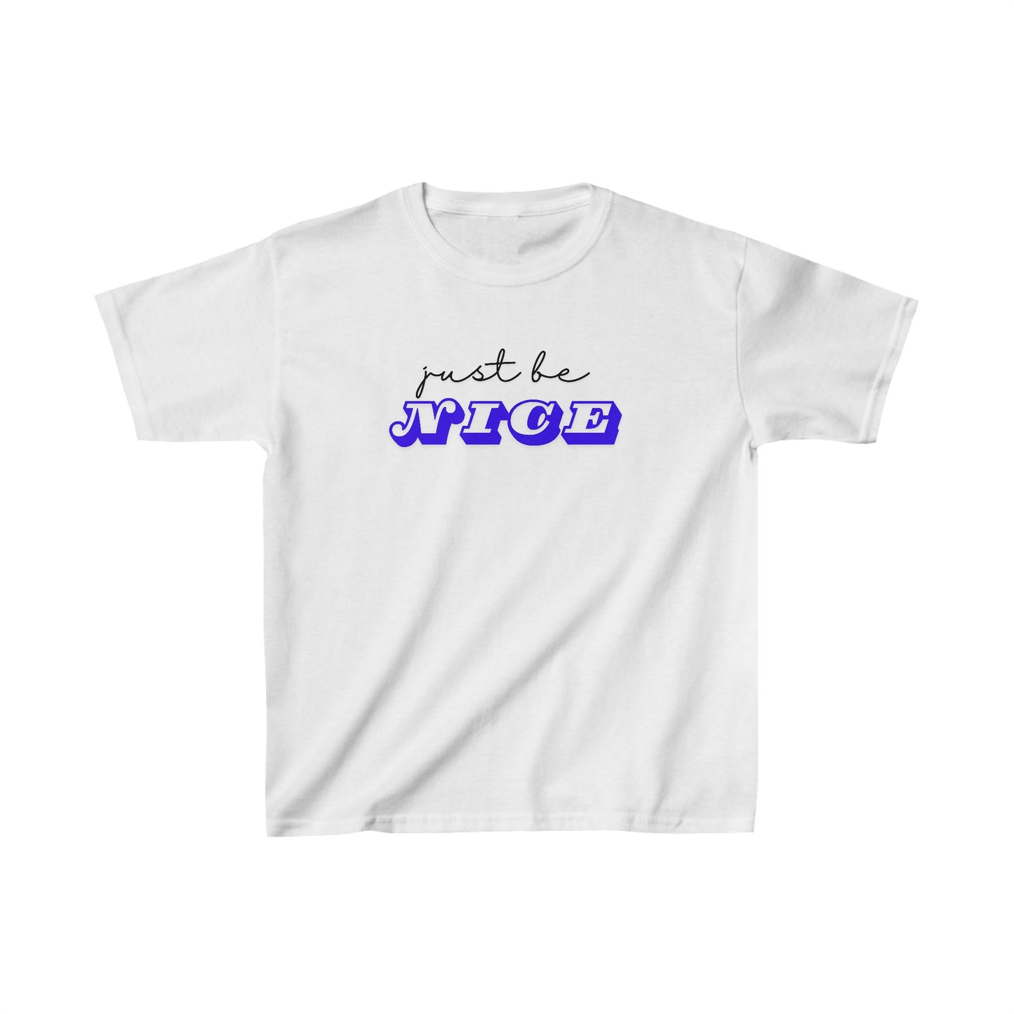 Just Be Nice (#1) Kids Heavy Cotton™ Tee