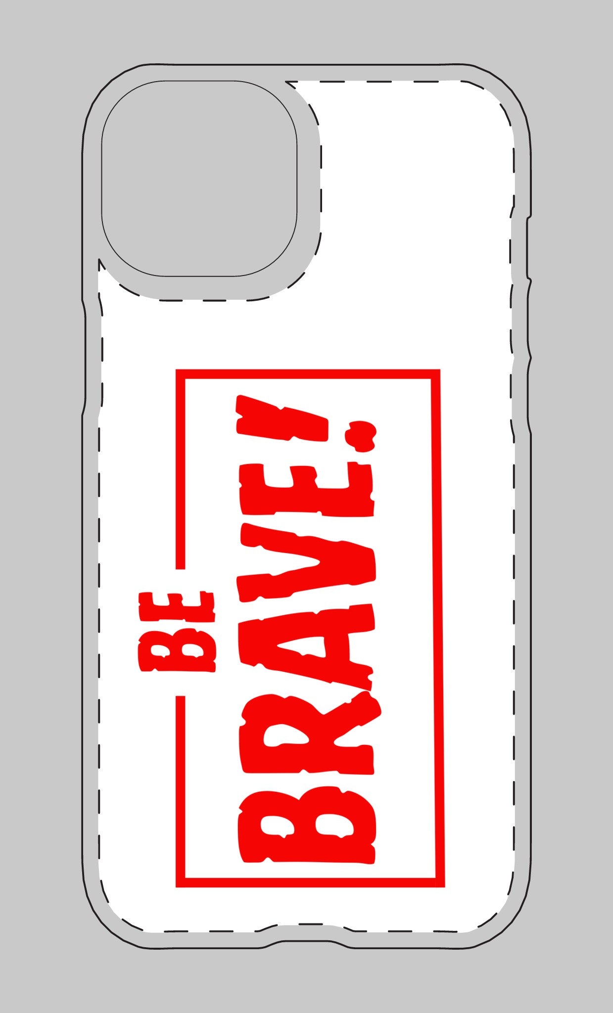 Be Brave (red ink) Tough Magnetic Cases