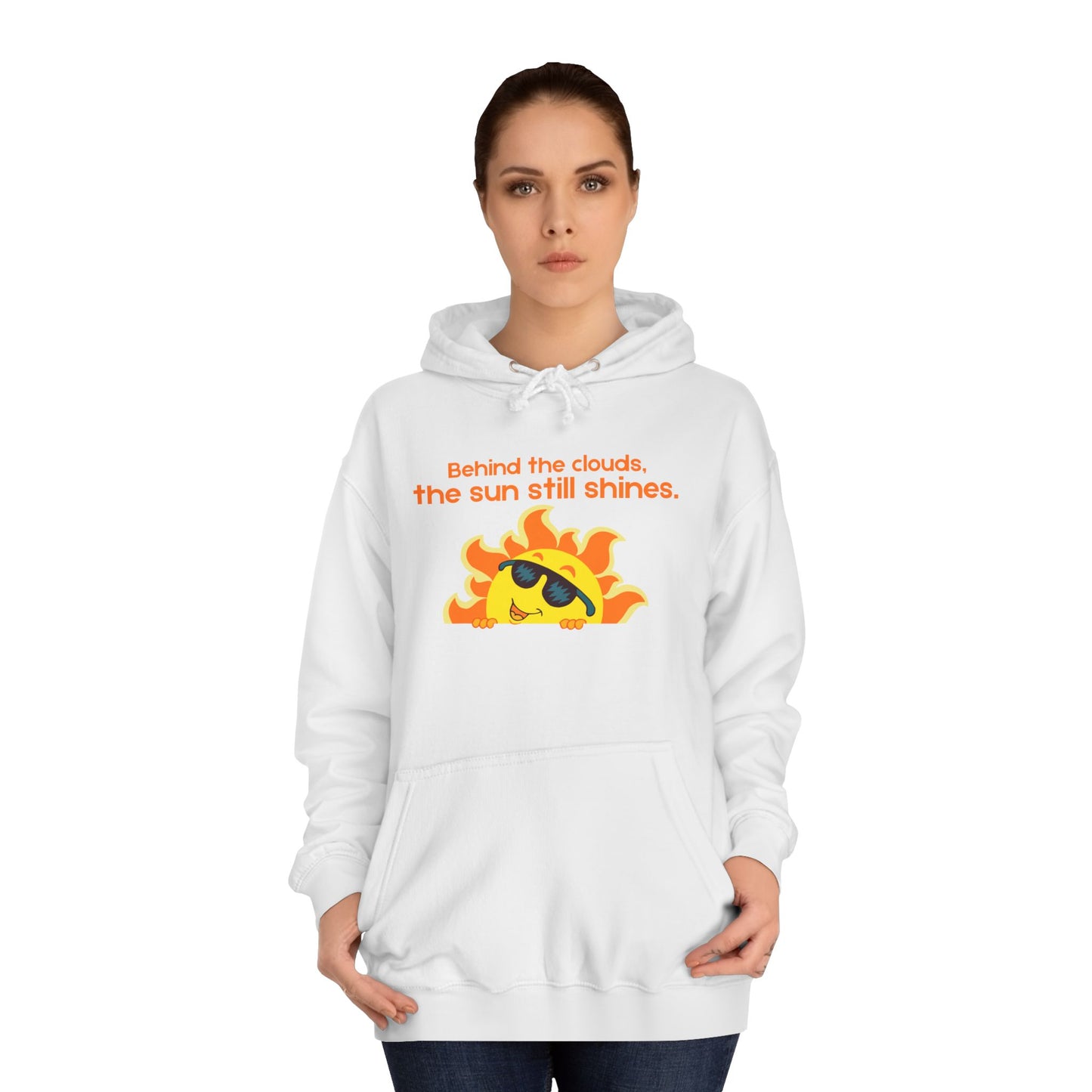 Behind the Clouds Unisex College Hoodie