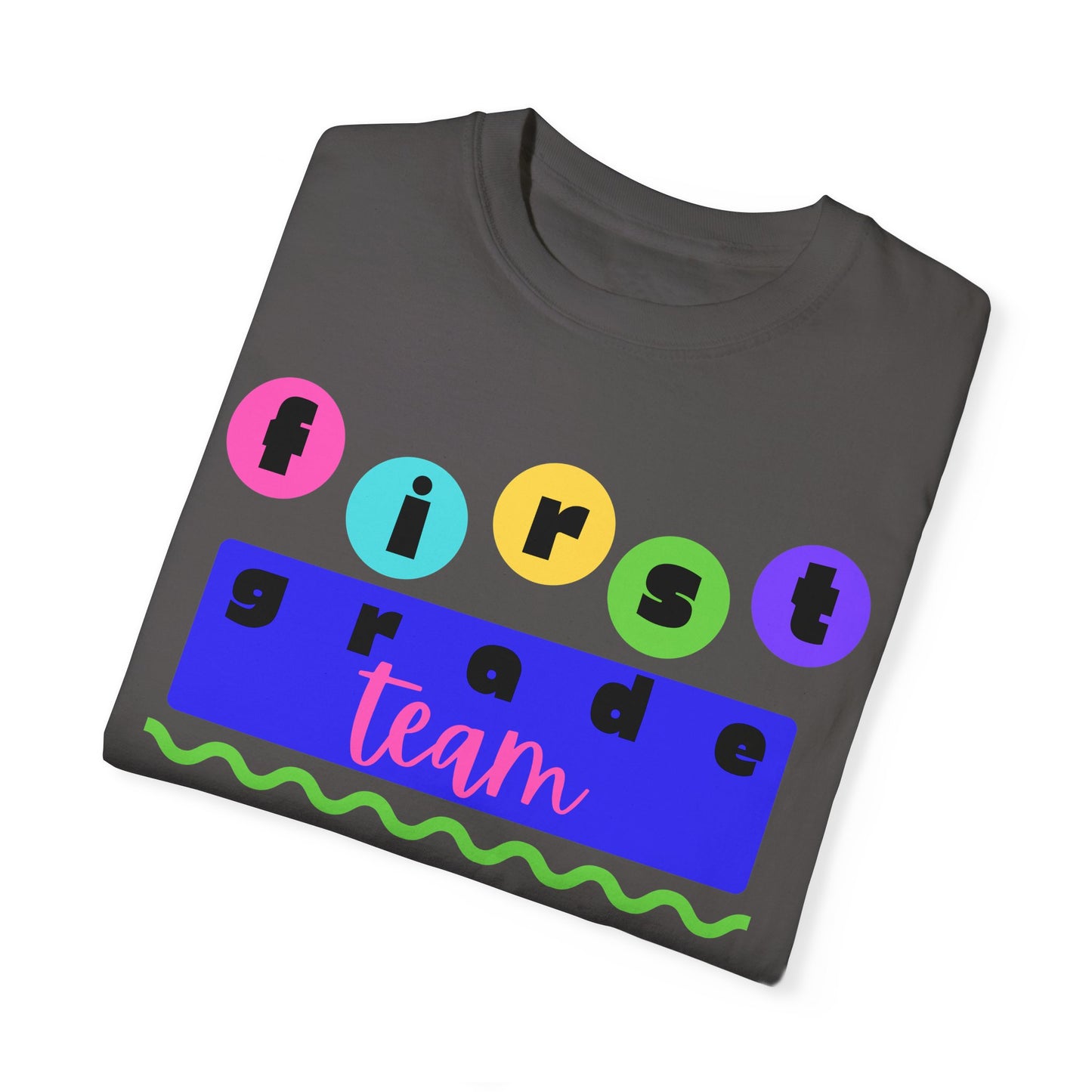 1st Grade Team Unisex Garment-Dyed T-shirt