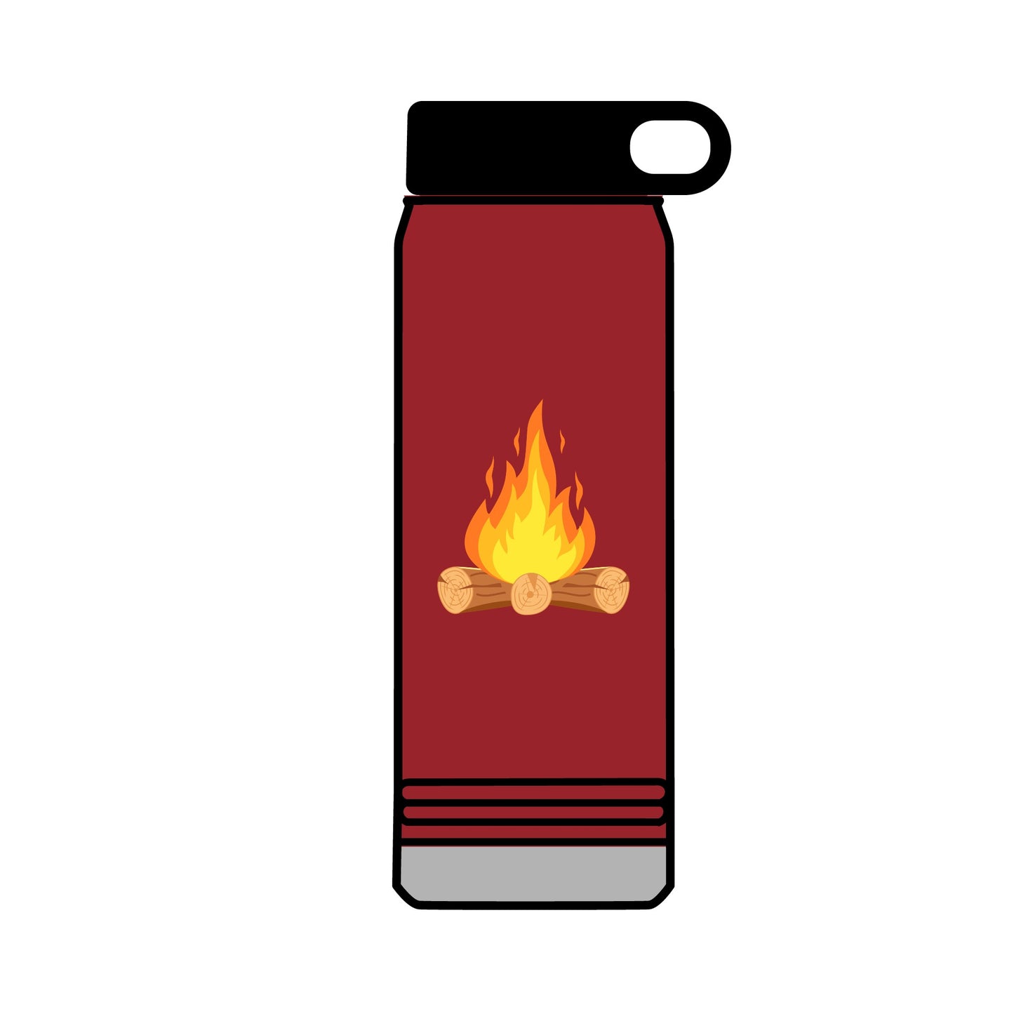 Life Is Better...Campfire Water Bottle, 32oz