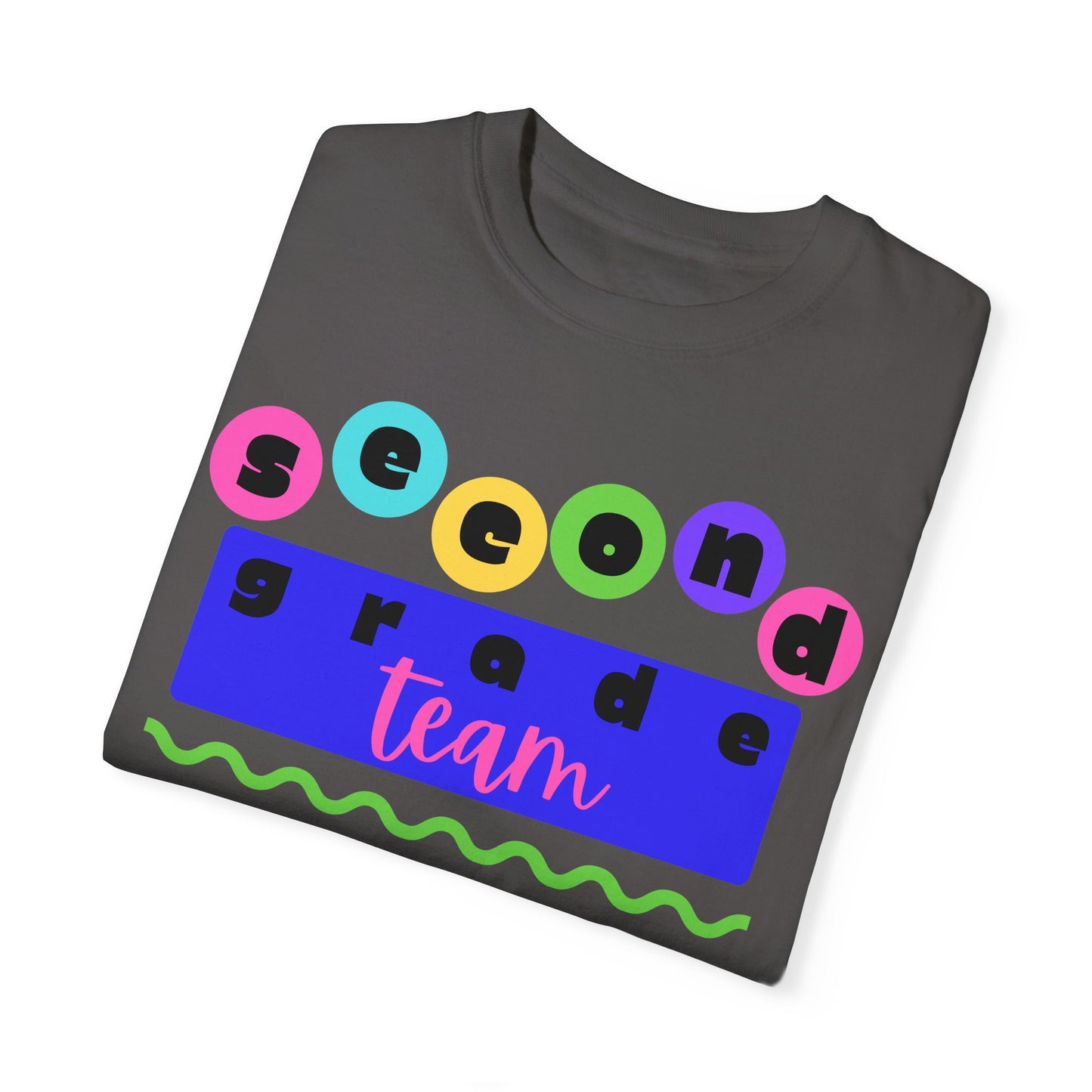 2nd Grade Team Unisex Garment-Dyed T-shirt