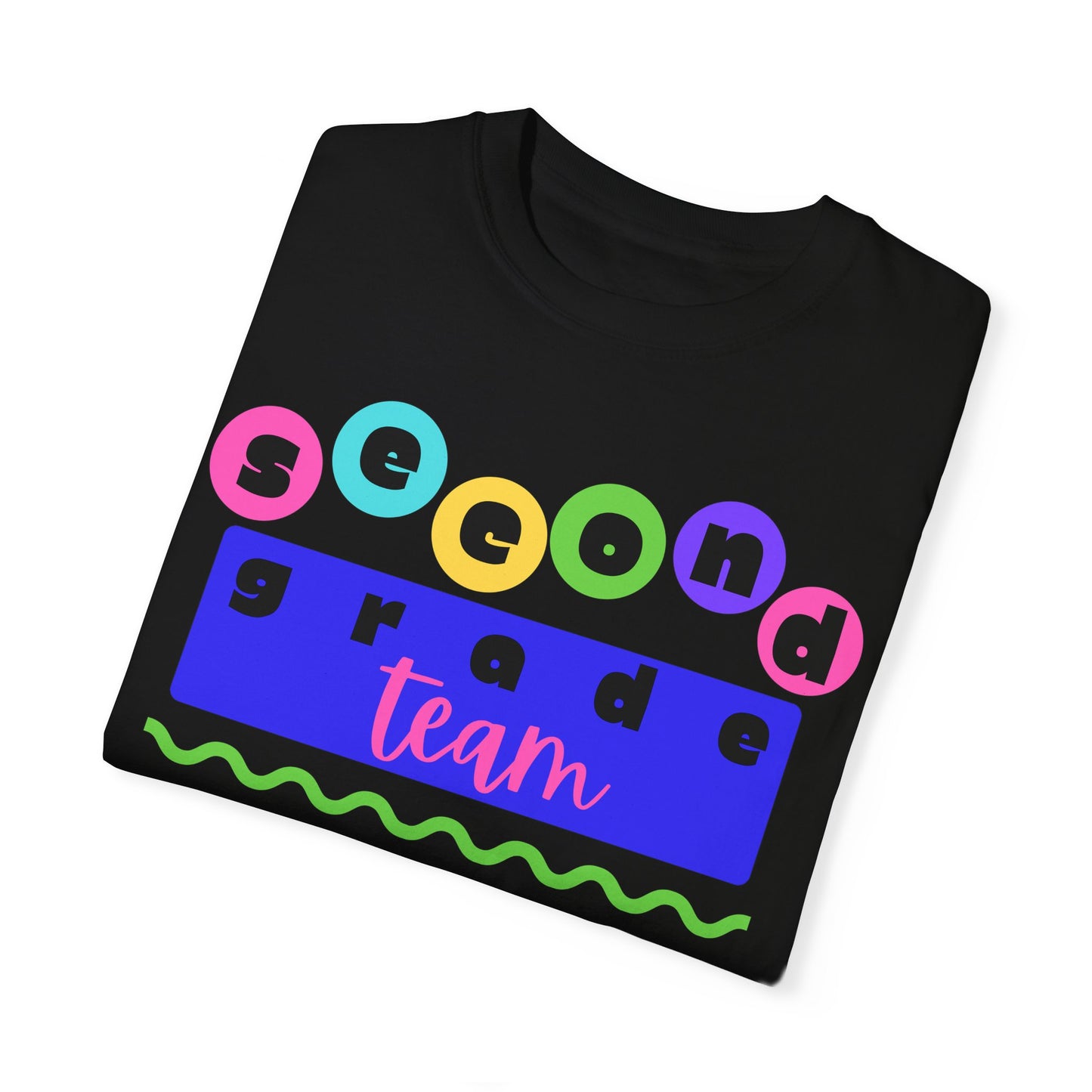 2nd Grade Team Unisex Garment-Dyed T-shirt