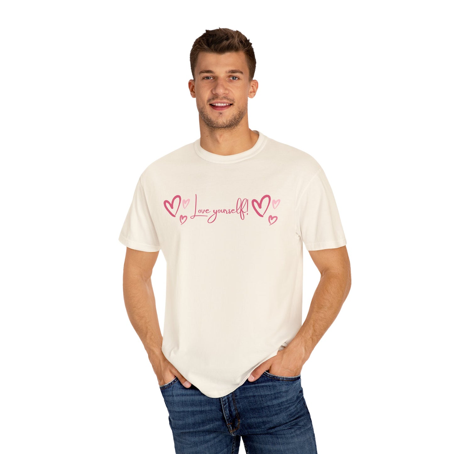 Love Yourself Unisex Garment-Dyed T-shirt