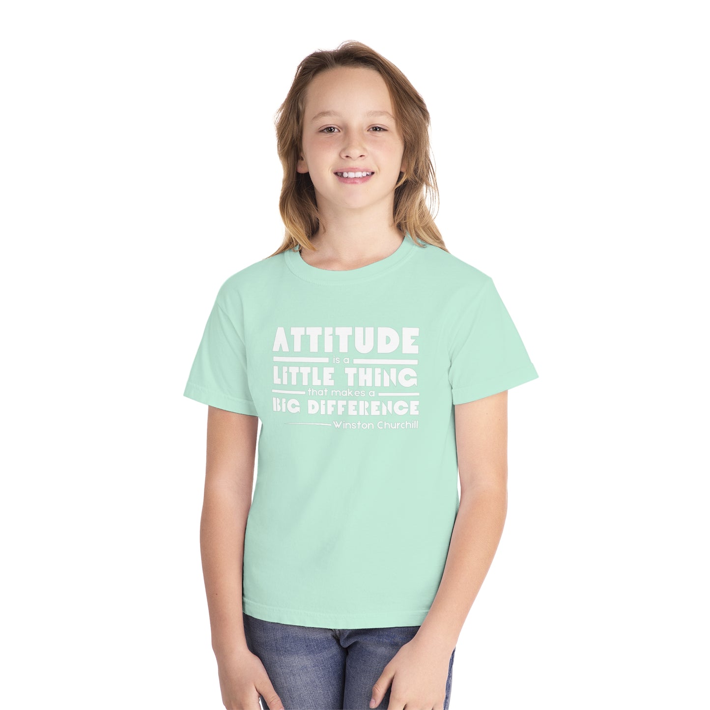 Attitude is a Little Things Youth Midweight Tee