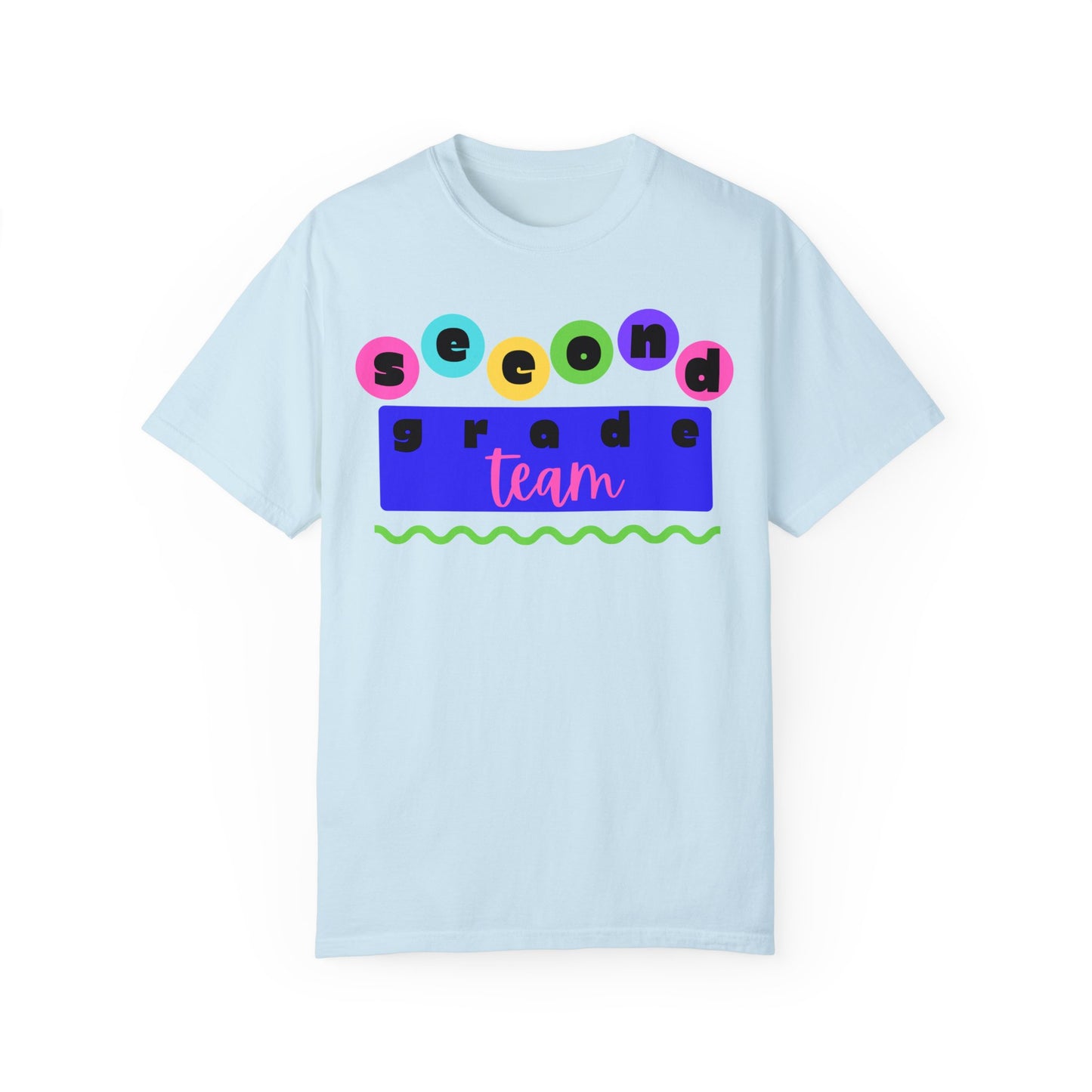 2nd Grade Team Unisex Garment-Dyed T-shirt