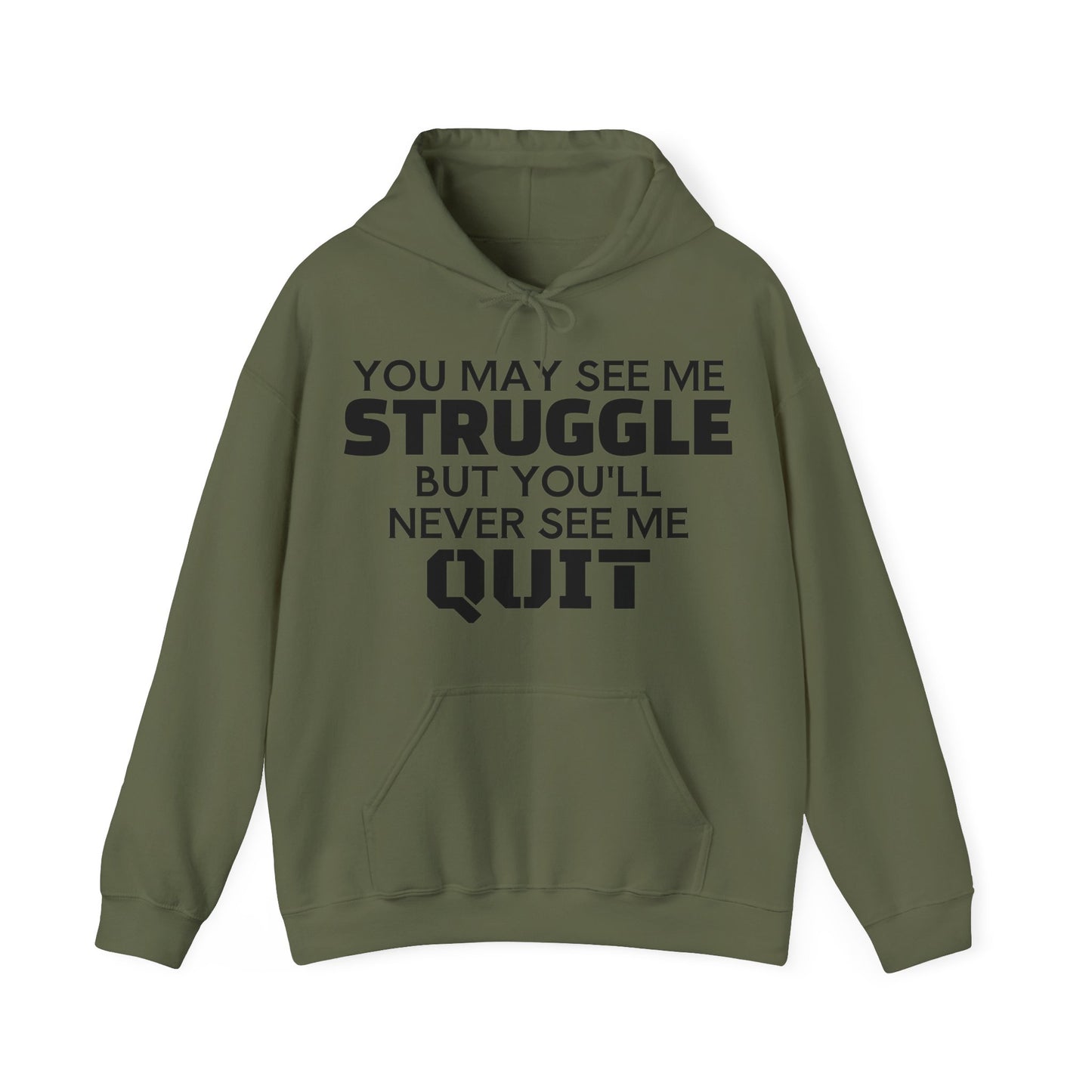 Never Quit Unisex Heavy Blend™ Hooded Sweatshirt
