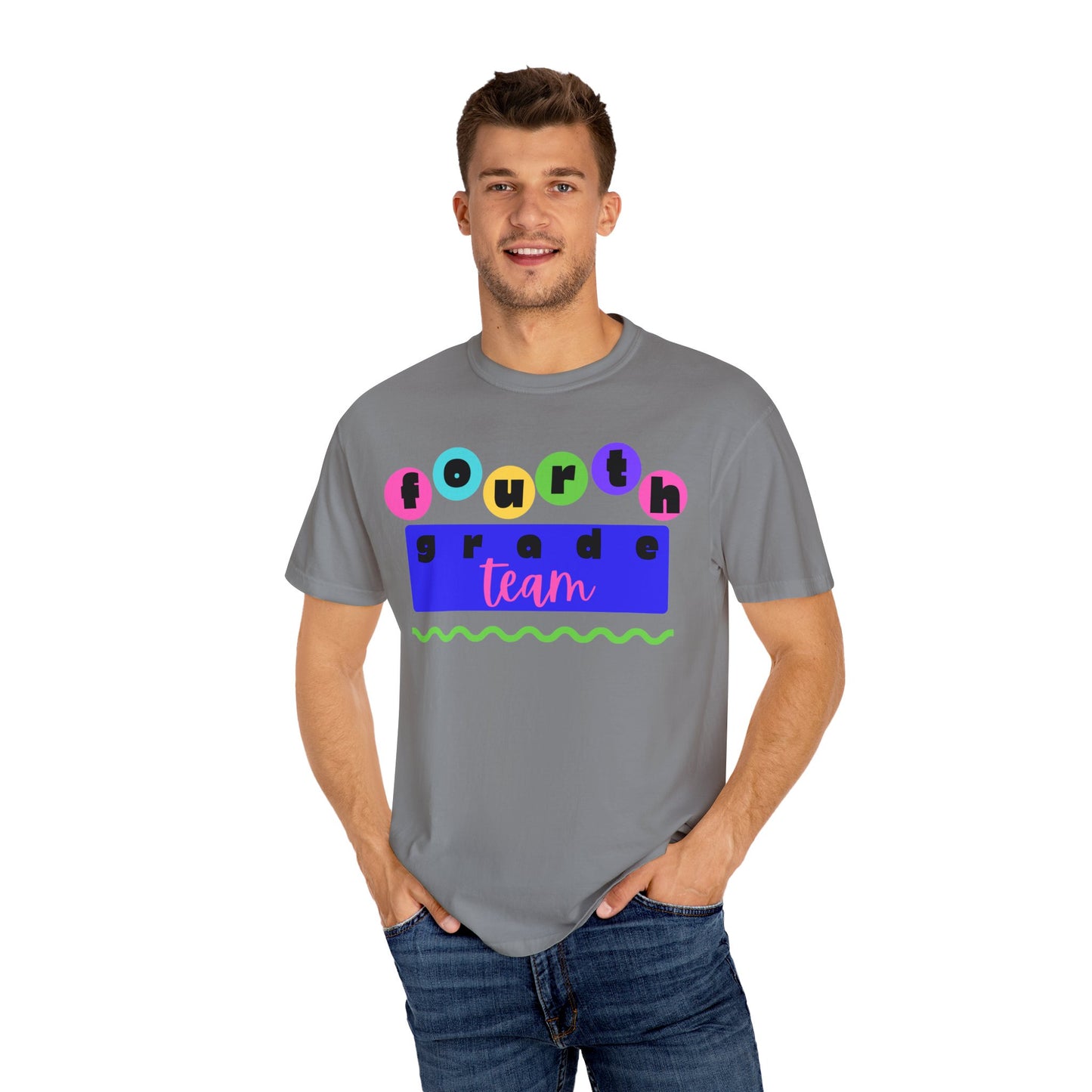 4th Grade Team Unisex Garment-Dyed T-shirt