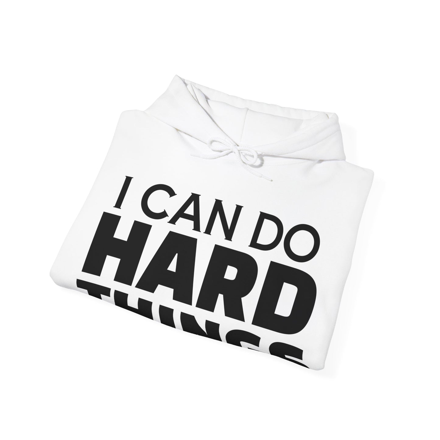 Hard Things (black ink) Unisex Heavy Blend™ Hooded Sweatshirt