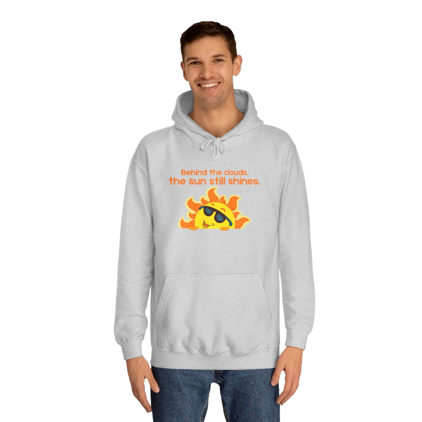 Behind the Clouds Unisex College Hoodie