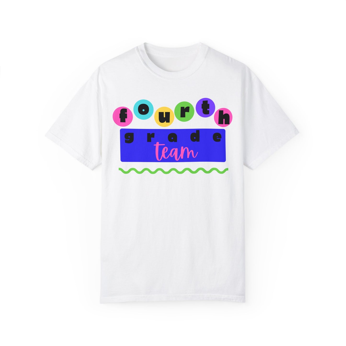 4th Grade Team Unisex Garment-Dyed T-shirt