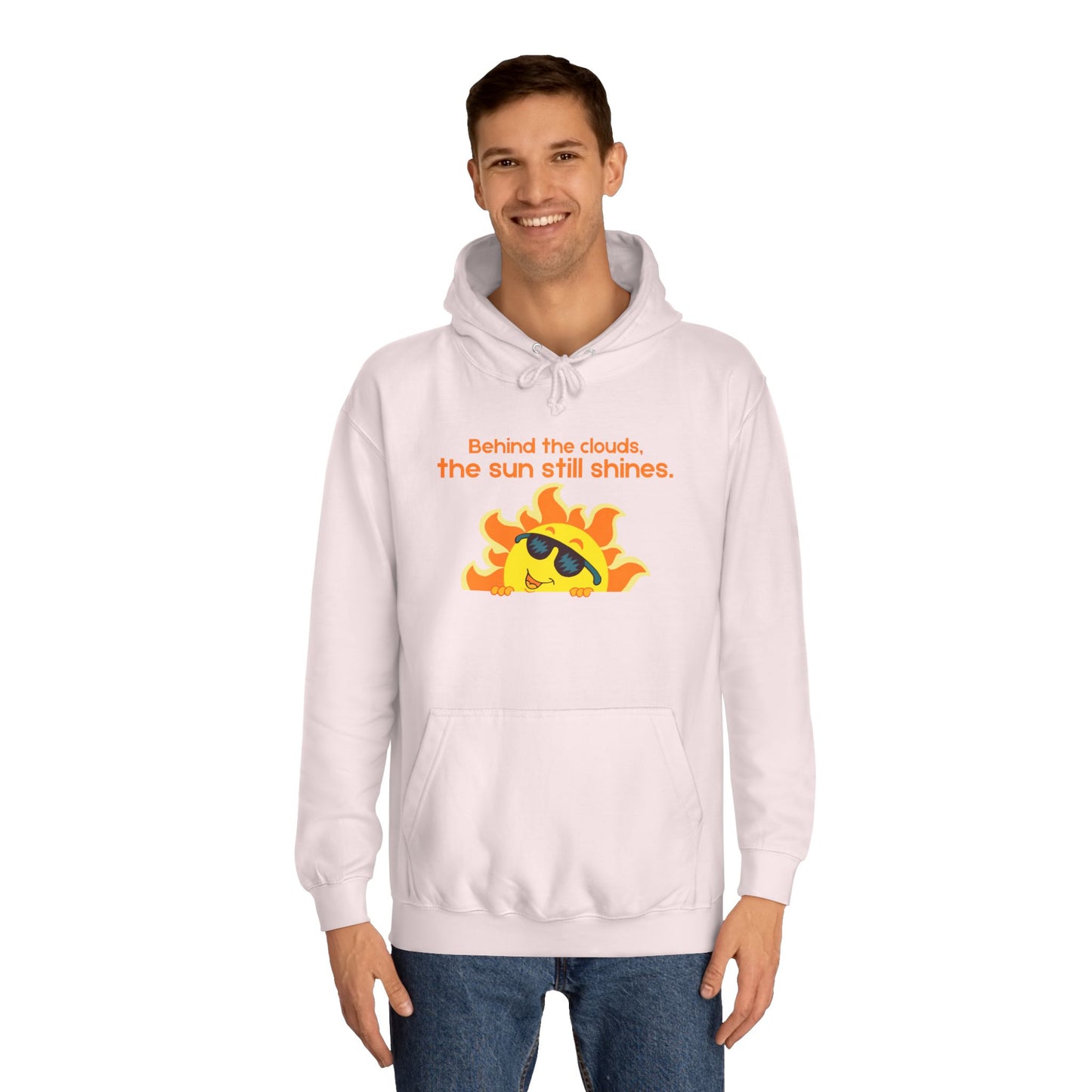 Behind the Clouds Unisex College Hoodie