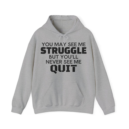 Never Quit Unisex Heavy Blend™ Hooded Sweatshirt