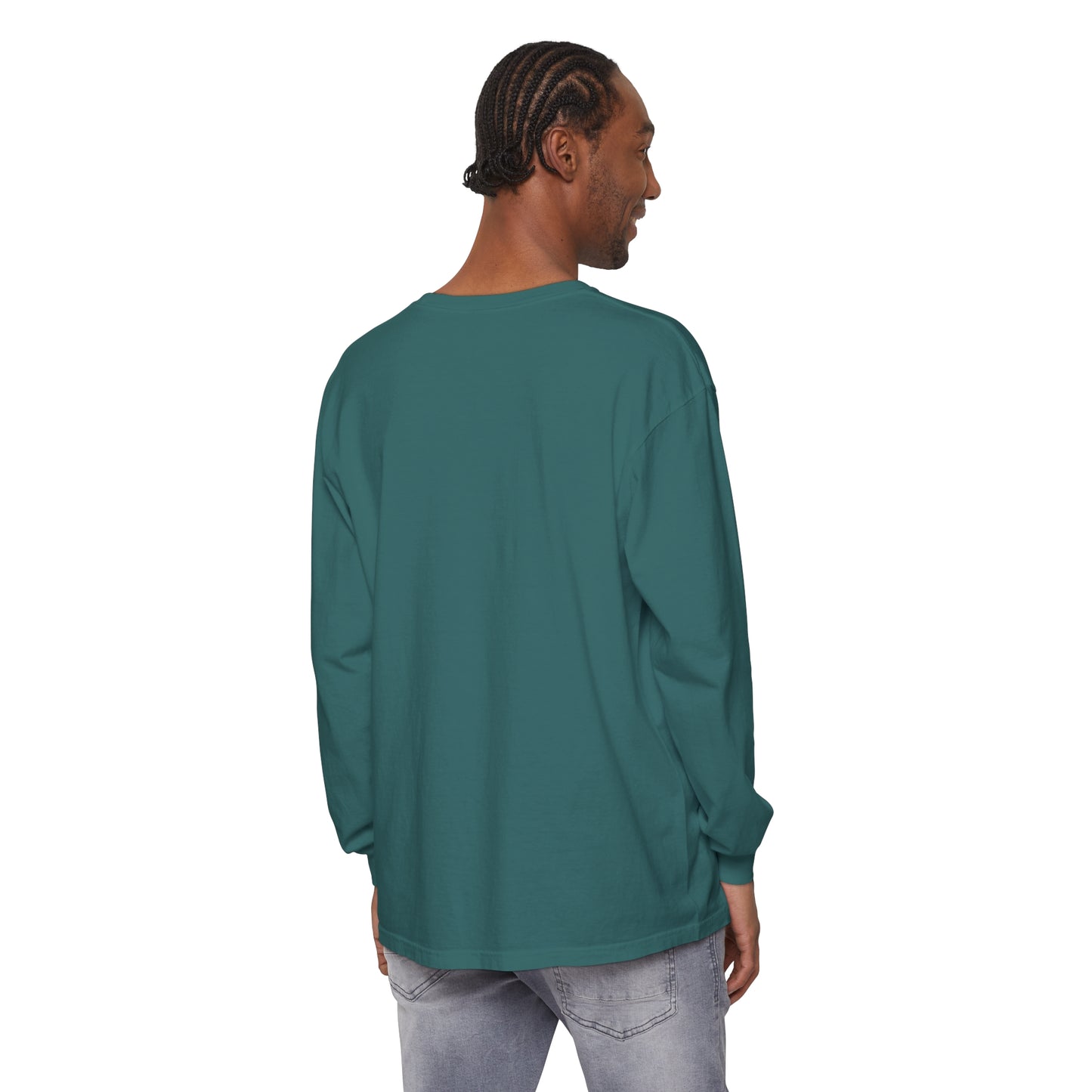 Let's Stay Home Unisex Garment-dyed Long Sleeve T-Shirt