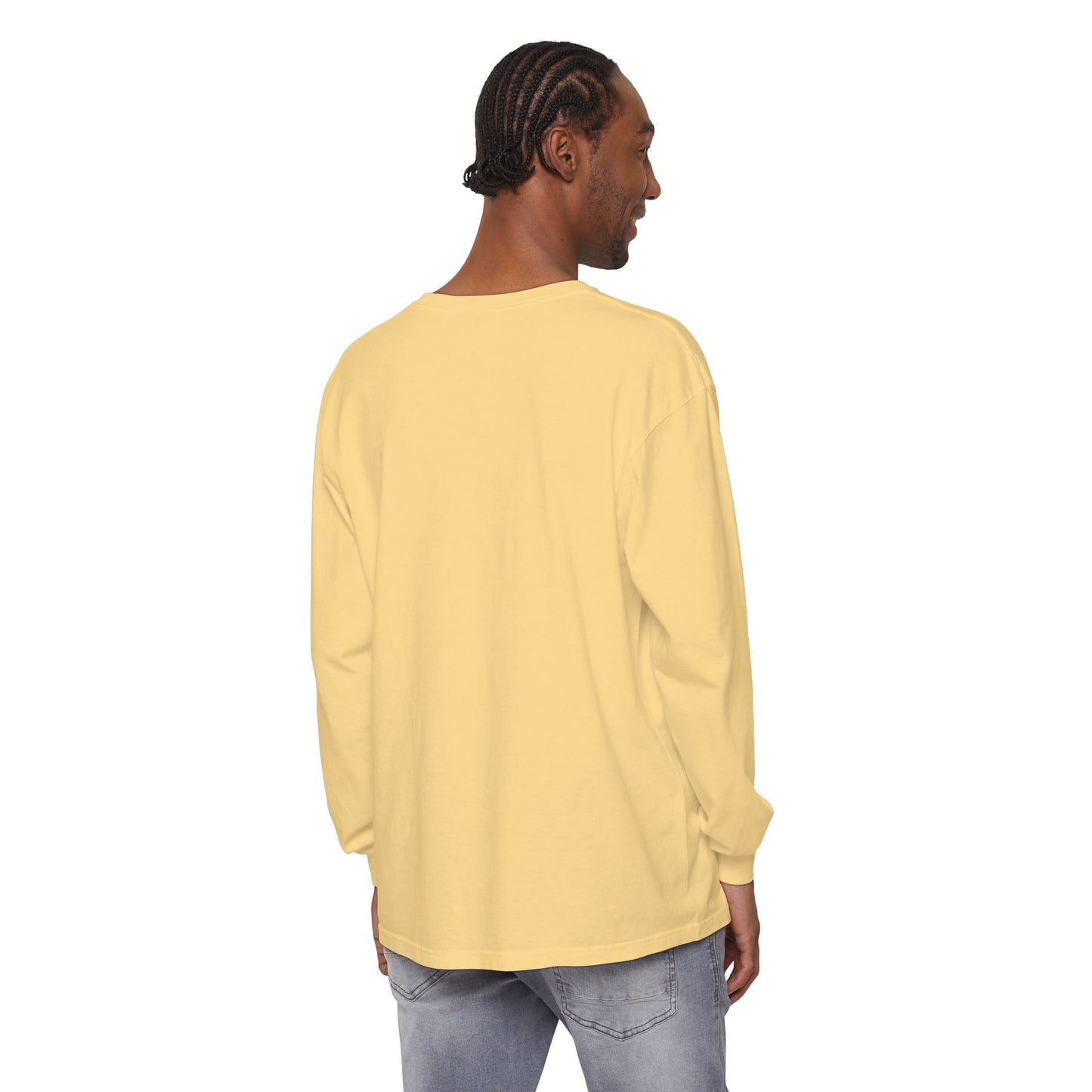 Let's Stay Home Unisex Garment-dyed Long Sleeve T-Shirt