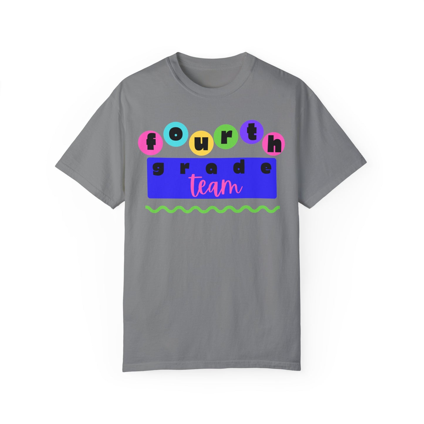 4th Grade Team Unisex Garment-Dyed T-shirt