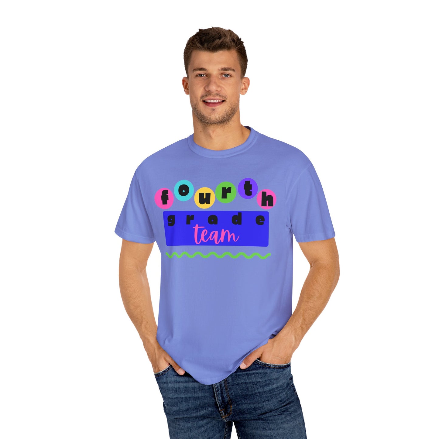 4th Grade Team Unisex Garment-Dyed T-shirt