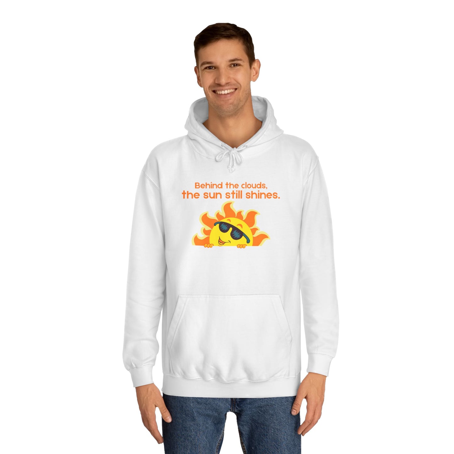 Behind the Clouds Unisex College Hoodie