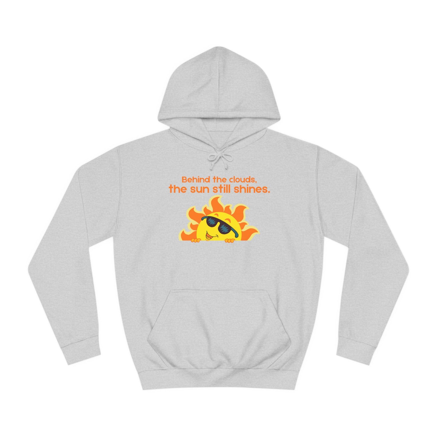 Behind the Clouds Unisex College Hoodie