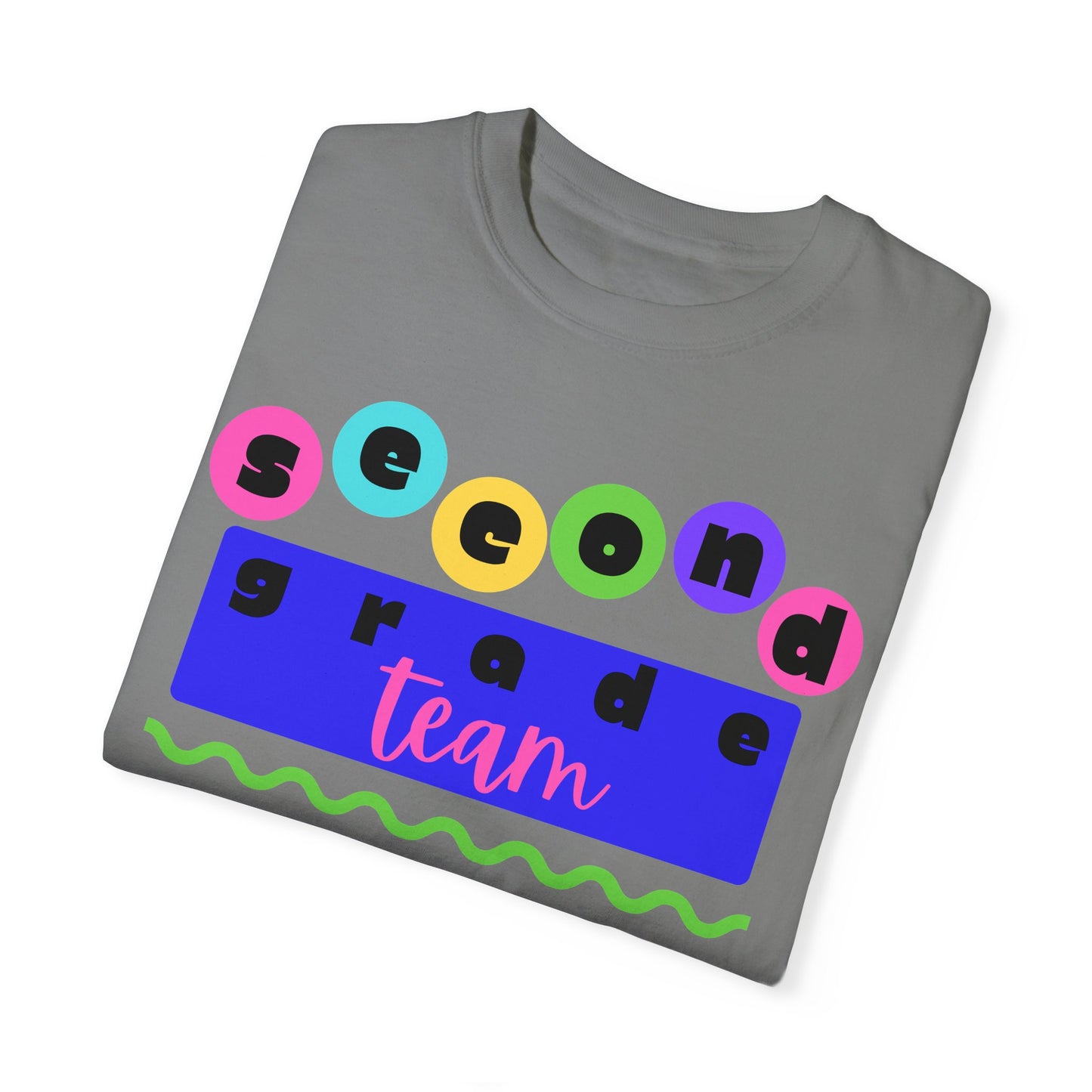 2nd Grade Team Unisex Garment-Dyed T-shirt