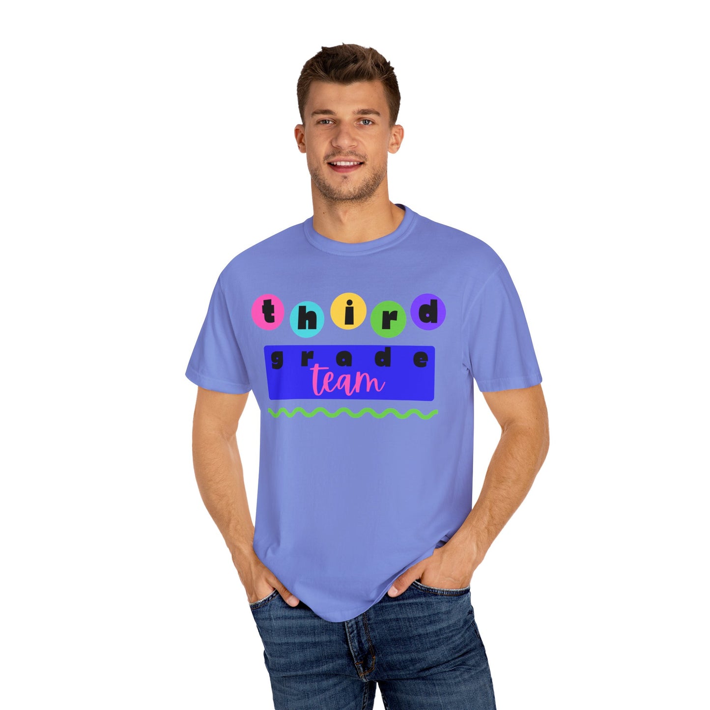 3rd Grade Team Unisex Garment-Dyed T-shirt