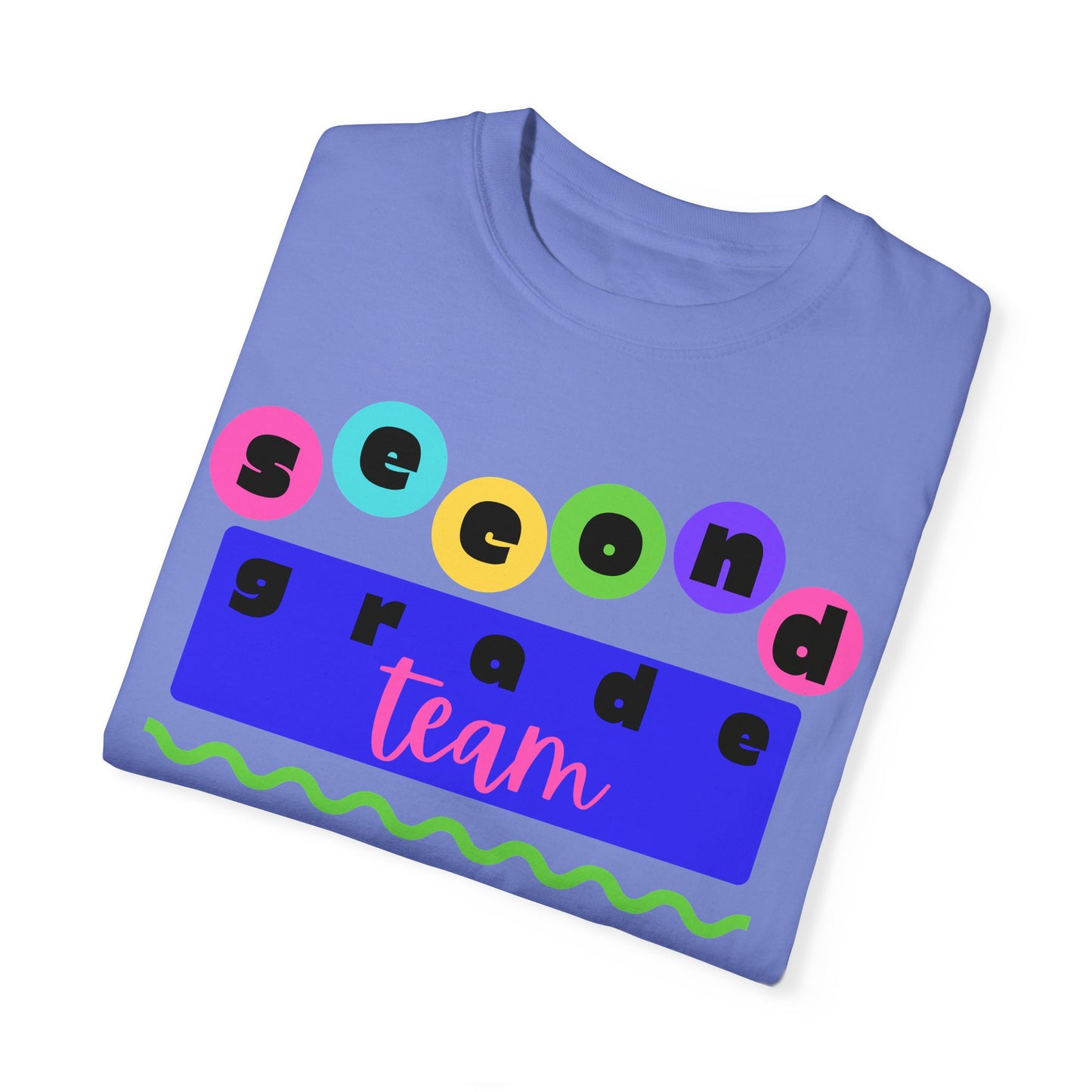 2nd Grade Team Unisex Garment-Dyed T-shirt