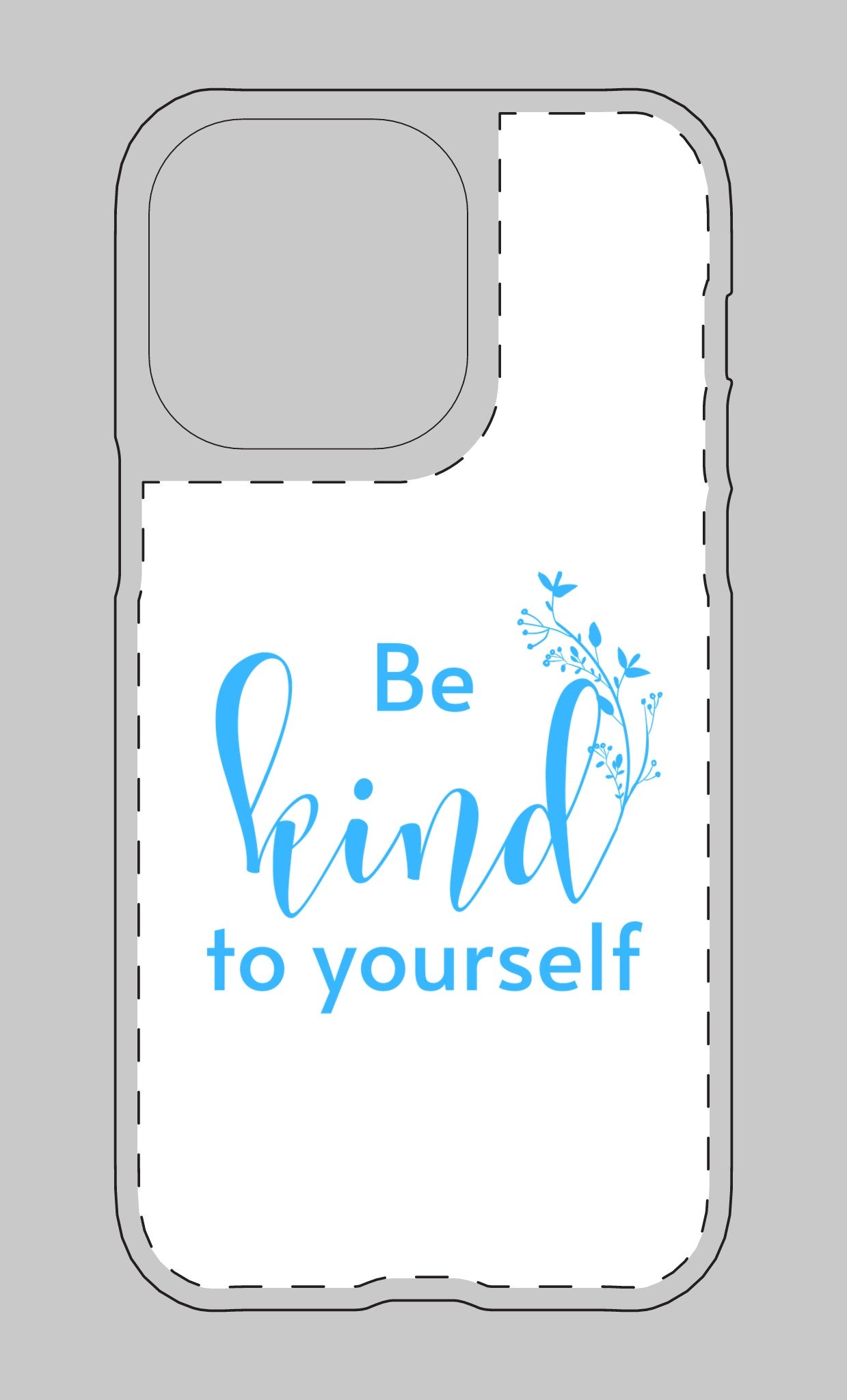 Be Kind to Yourself (blue ink) Tough Magnetic Cases