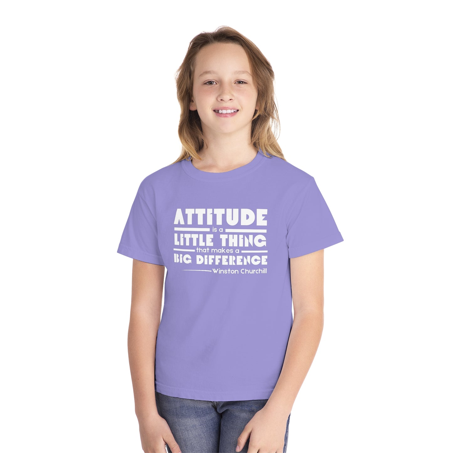 Attitude is a Little Things Youth Midweight Tee