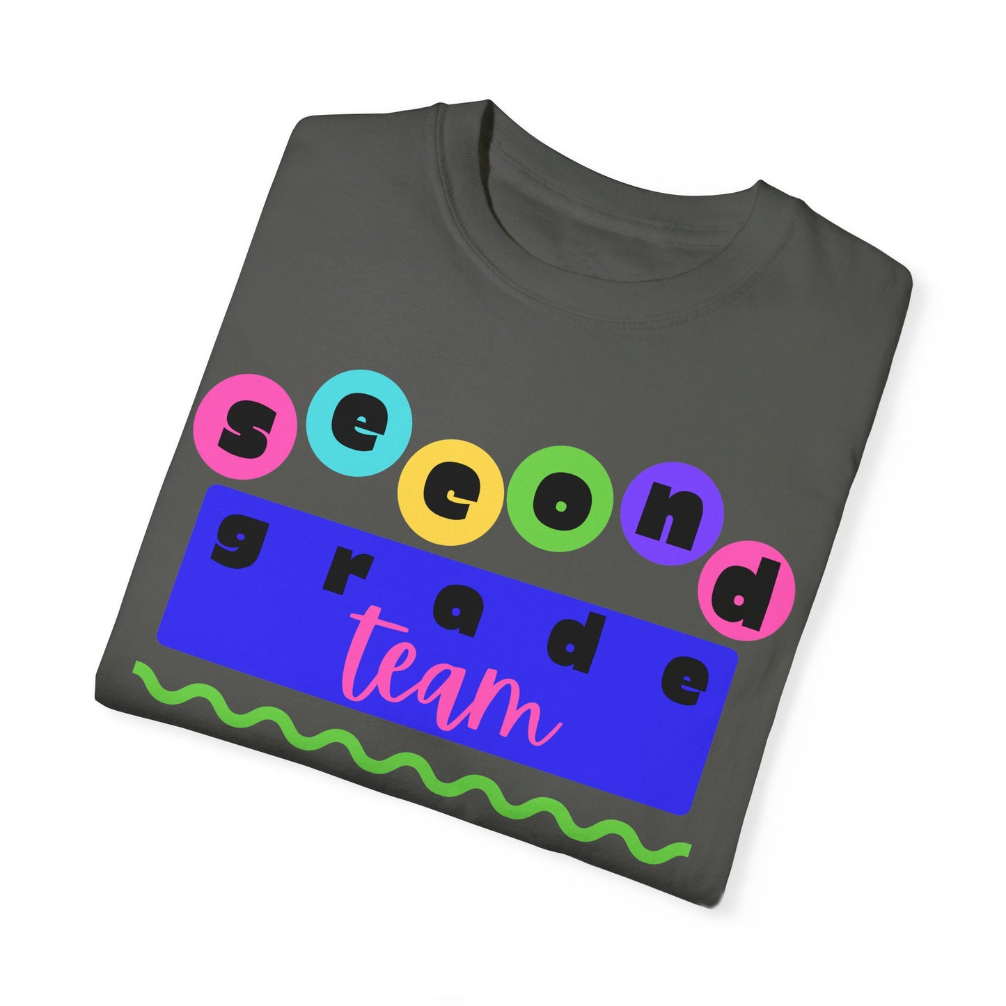 2nd Grade Team Unisex Garment-Dyed T-shirt