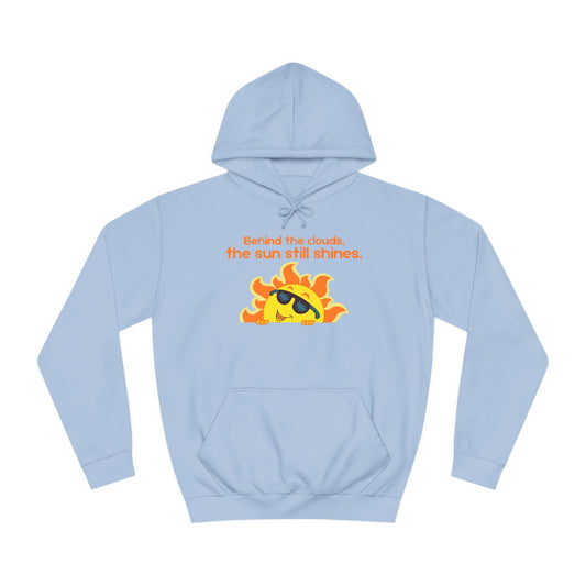 Behind the Clouds Unisex College Hoodie