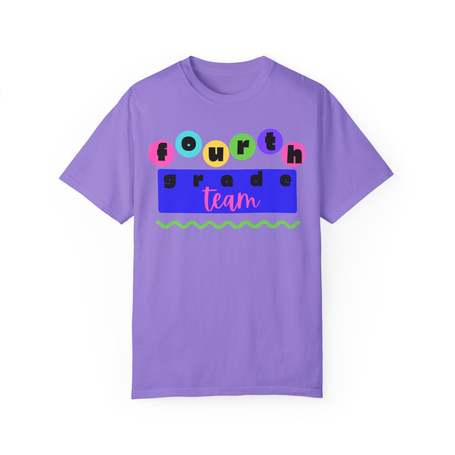 4th Grade Team Unisex Garment-Dyed T-shirt