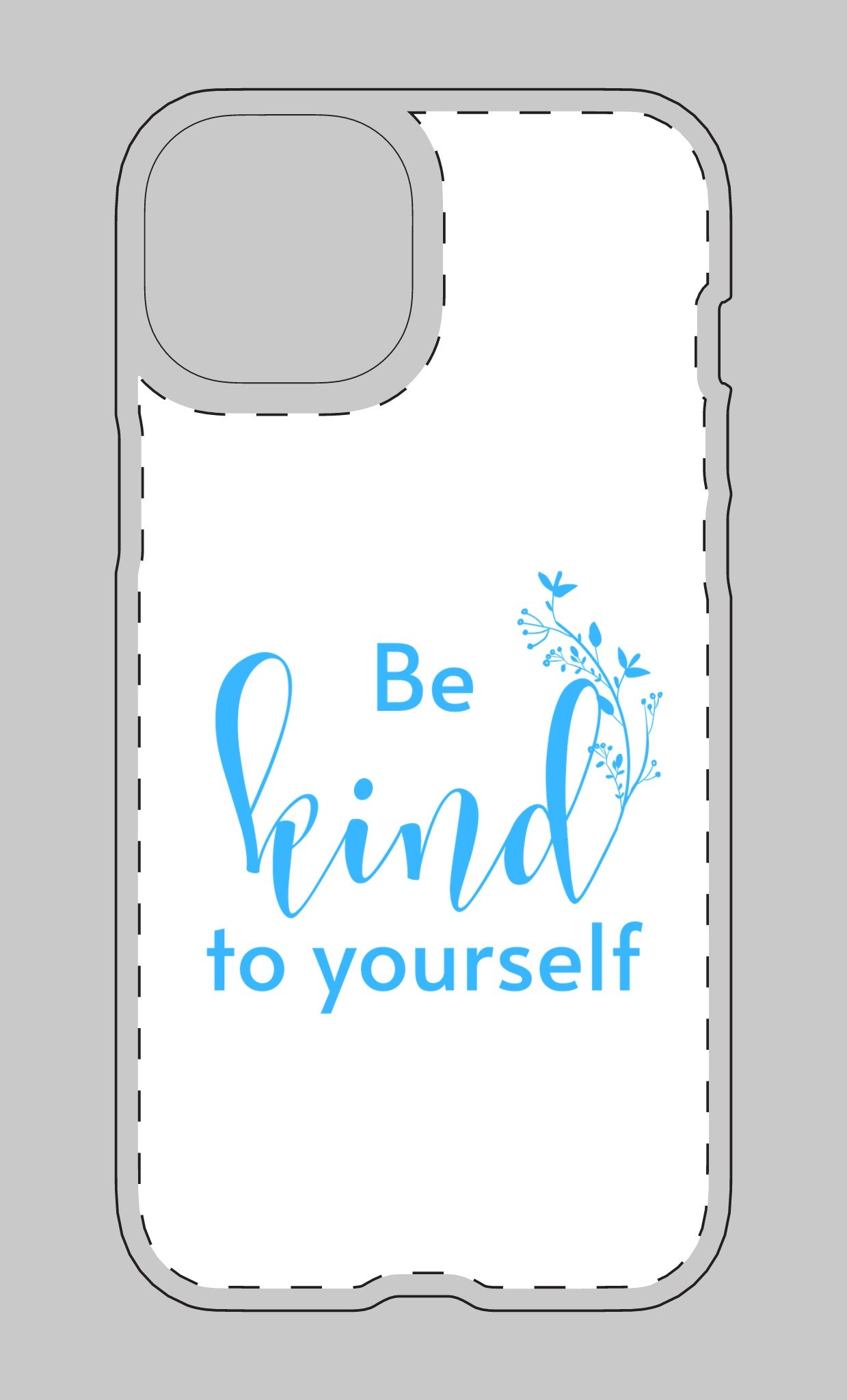 Be Kind to Yourself (blue ink) Tough Magnetic Cases