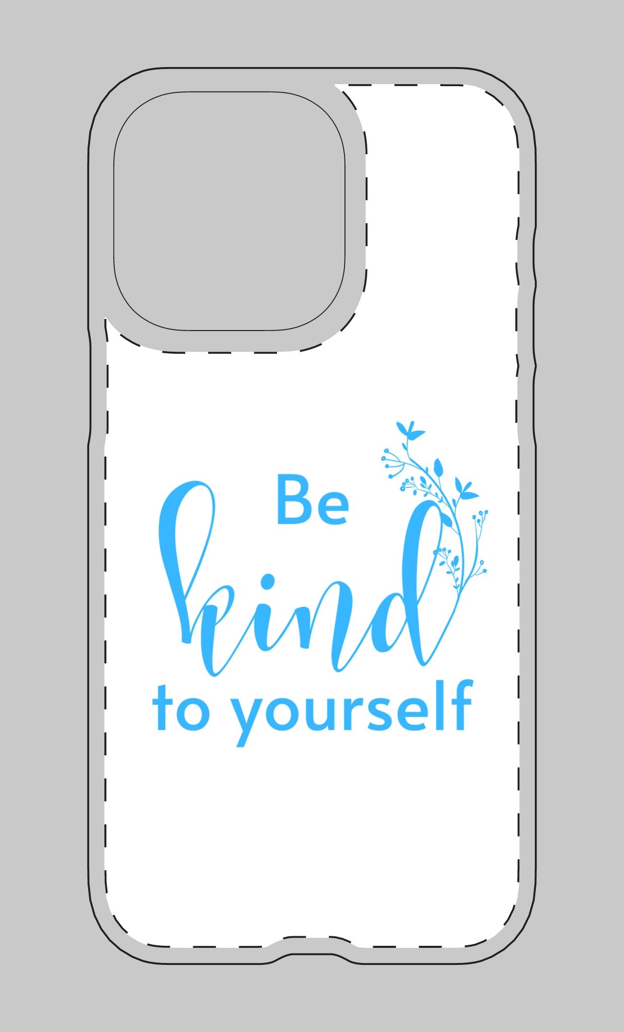 Be Kind to Yourself (blue ink) Tough Magnetic Cases