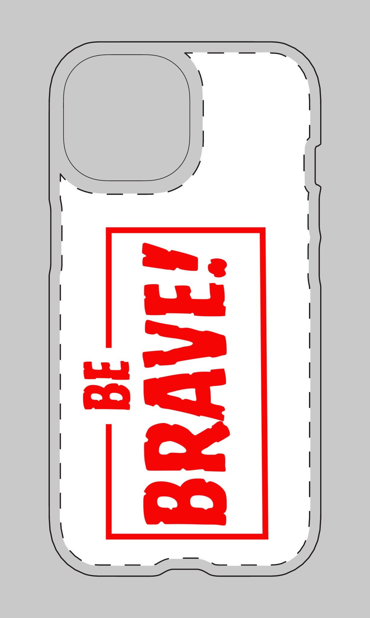 Be Brave (red ink) Tough Magnetic Cases