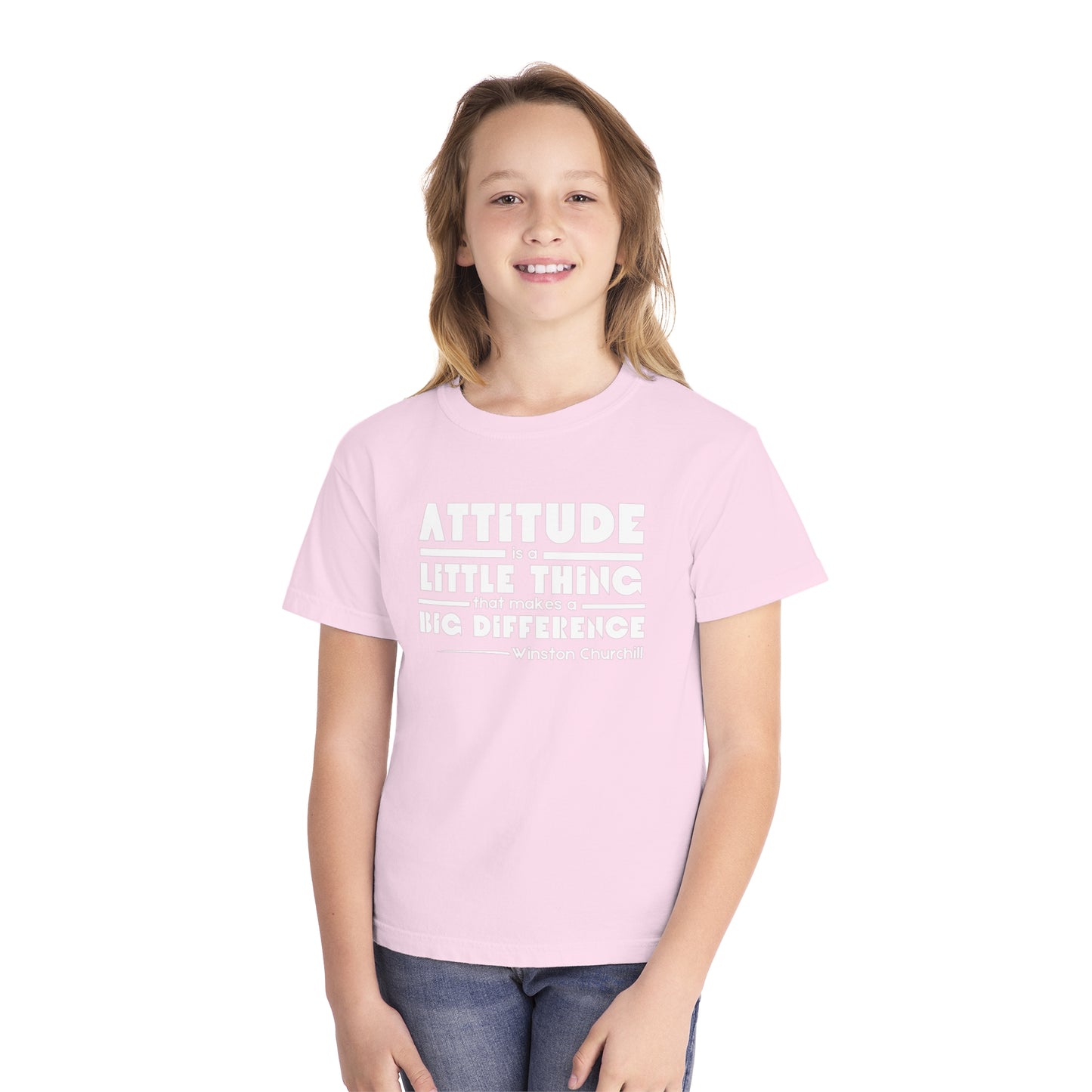 Attitude is a Little Things Youth Midweight Tee