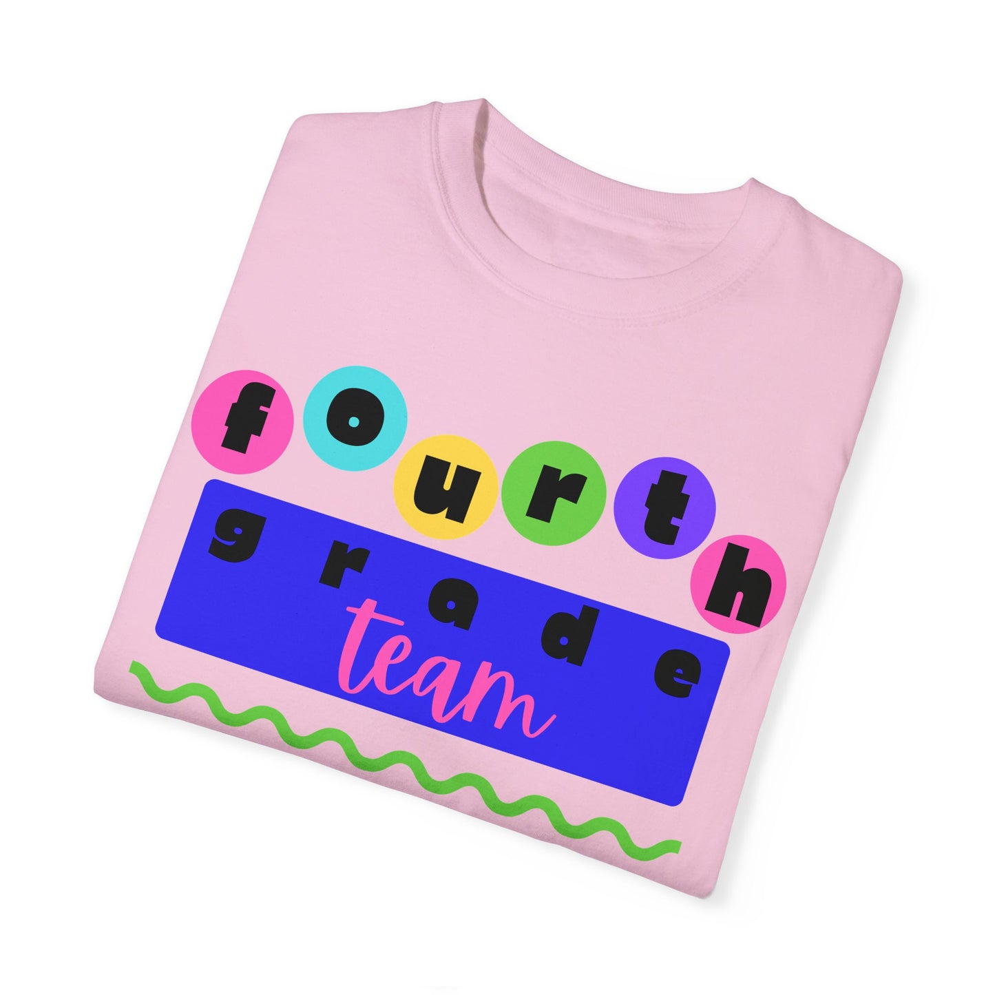 4th Grade Team Unisex Garment-Dyed T-shirt