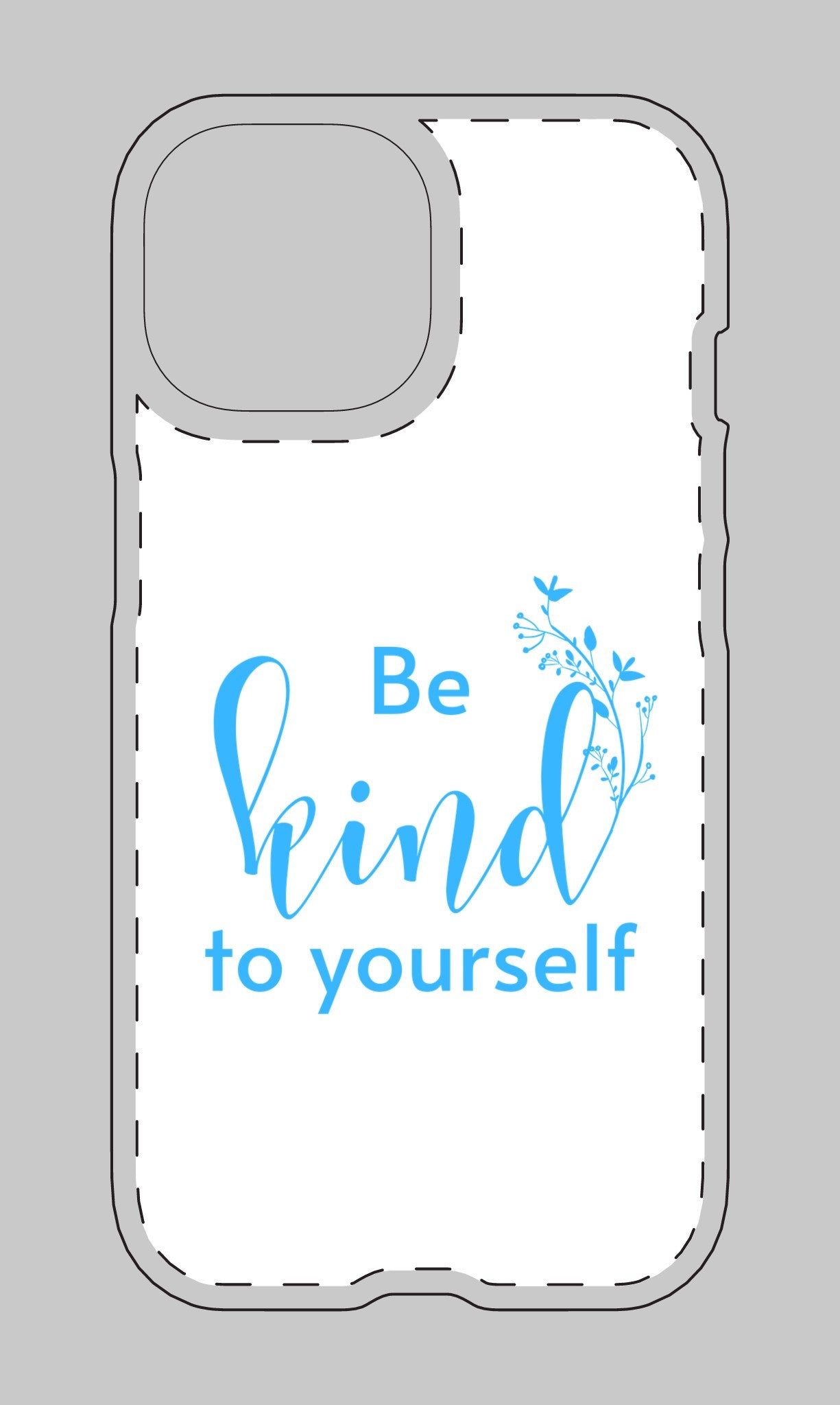 Be Kind to Yourself (blue ink) Tough Magnetic Cases