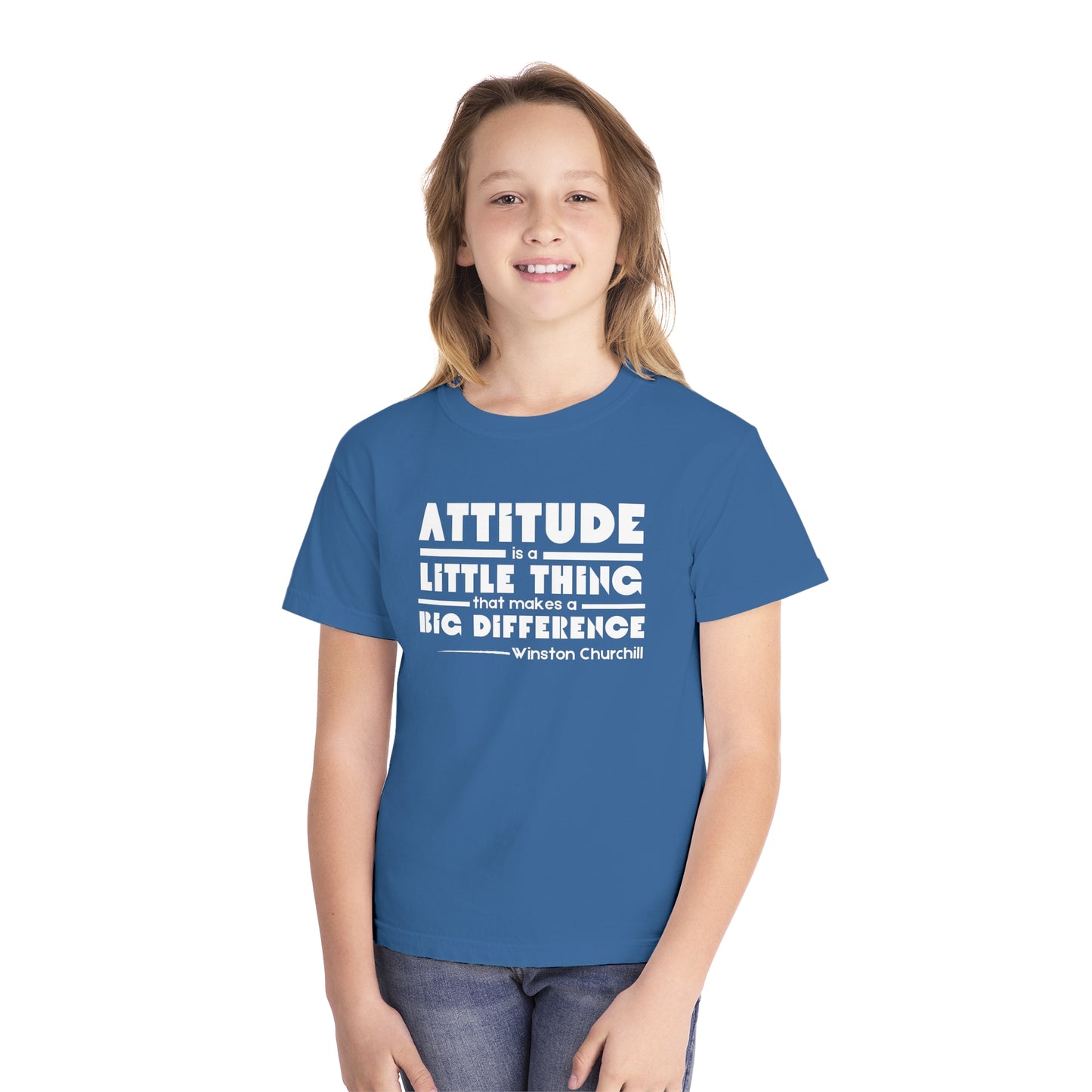 Attitude is a Little Things Youth Midweight Tee