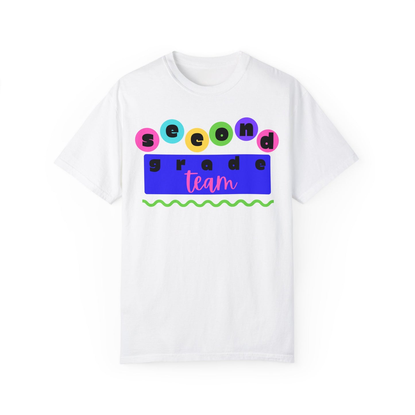 2nd Grade Team Unisex Garment-Dyed T-shirt