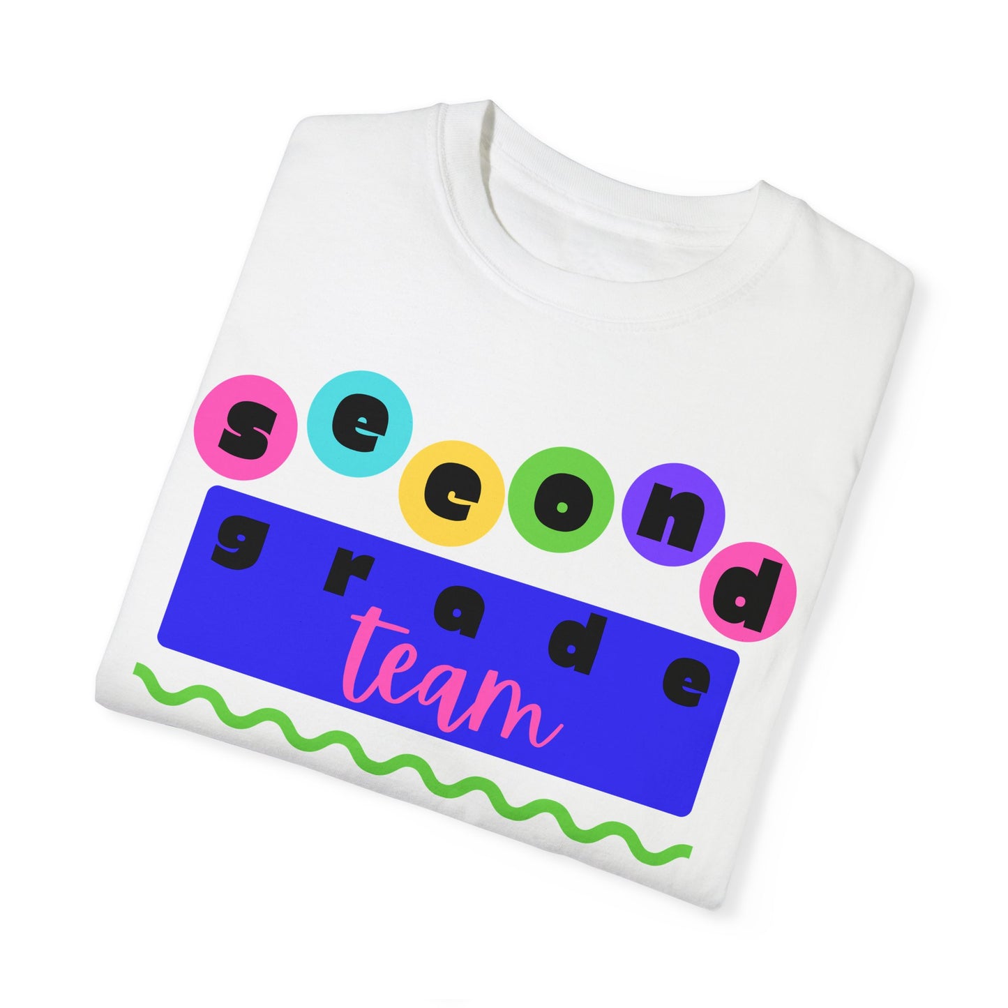 2nd Grade Team Unisex Garment-Dyed T-shirt