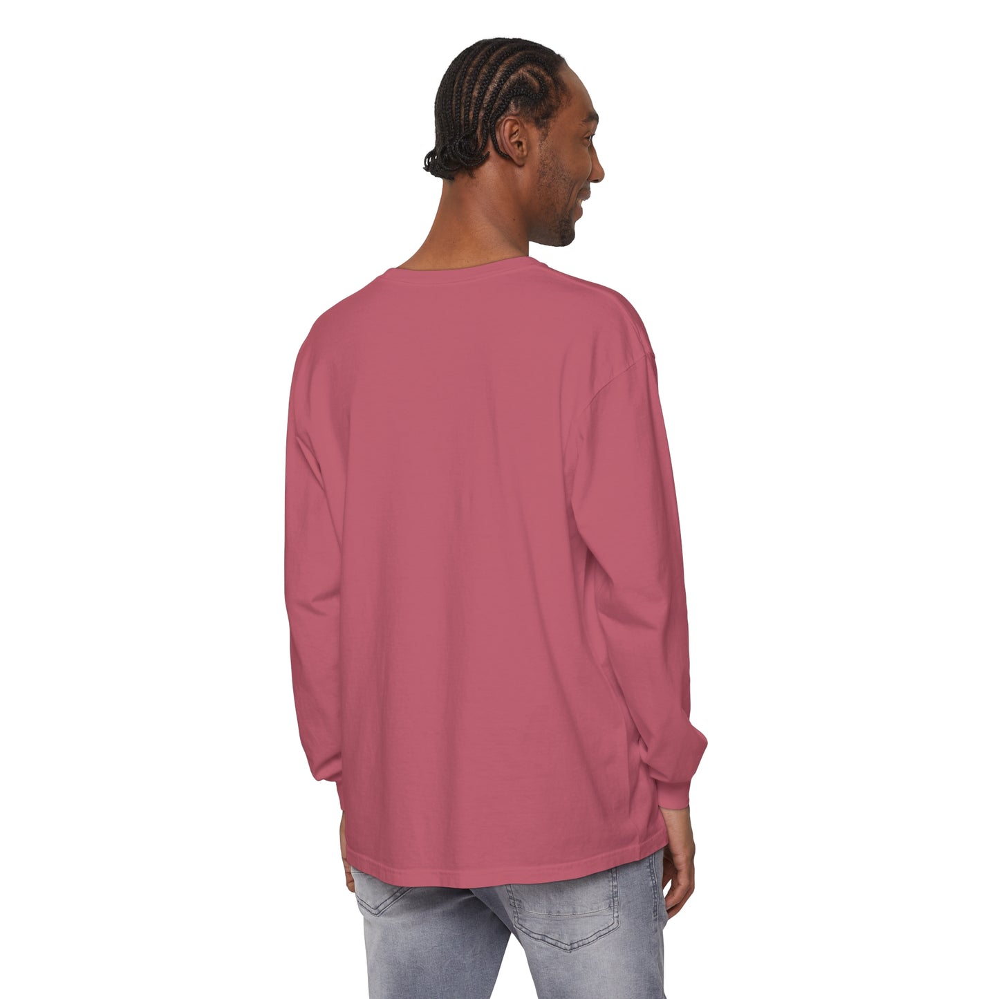 Let's Stay Home Unisex Garment-dyed Long Sleeve T-Shirt