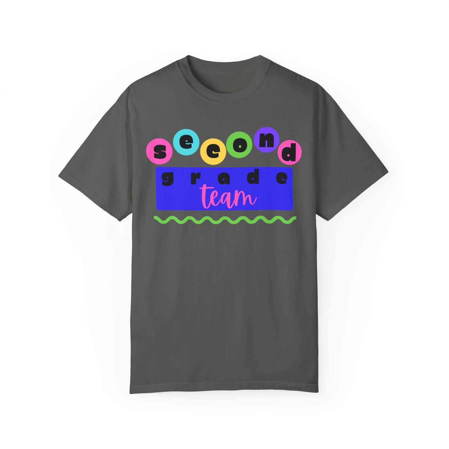 2nd Grade Team Unisex Garment-Dyed T-shirt