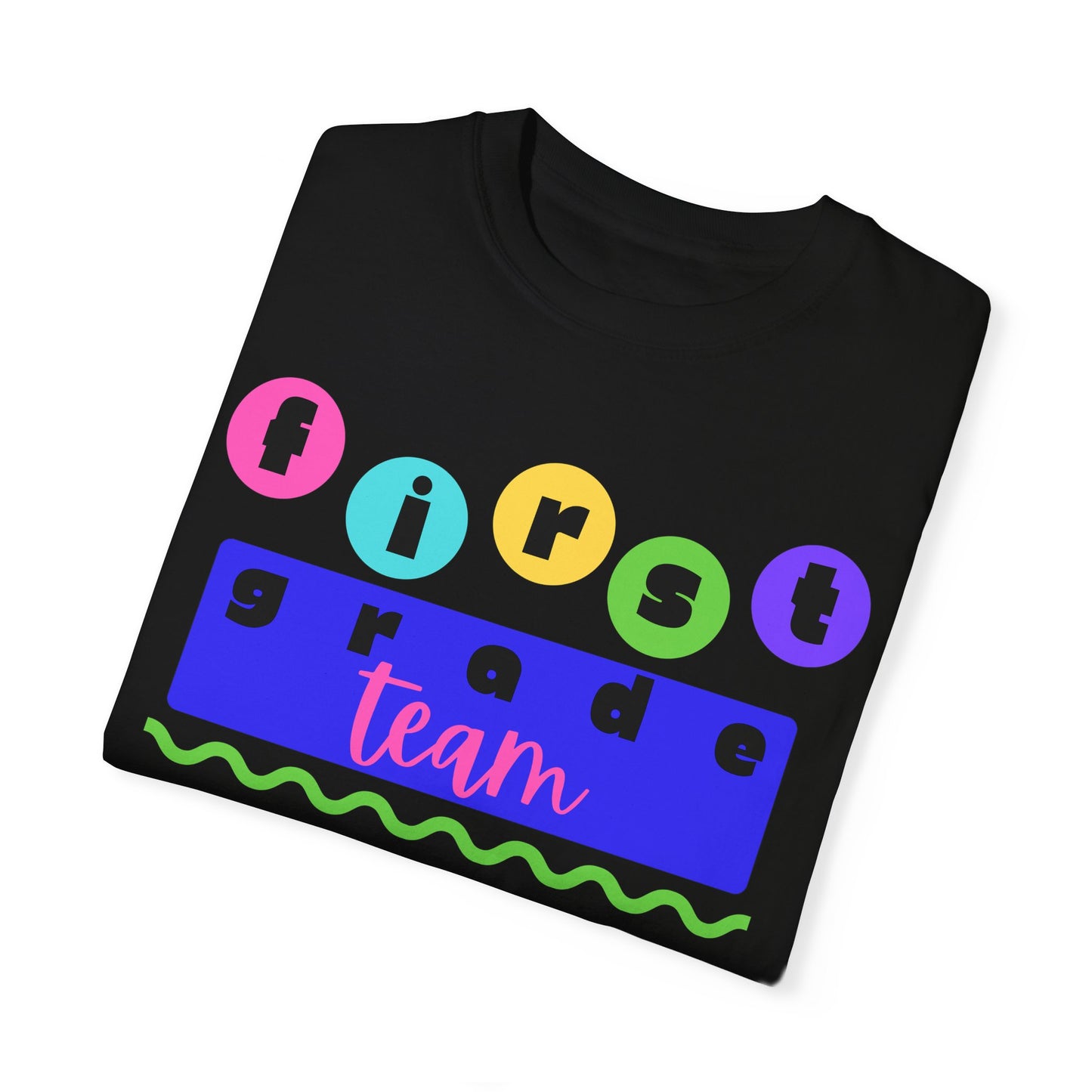 1st Grade Team Unisex Garment-Dyed T-shirt