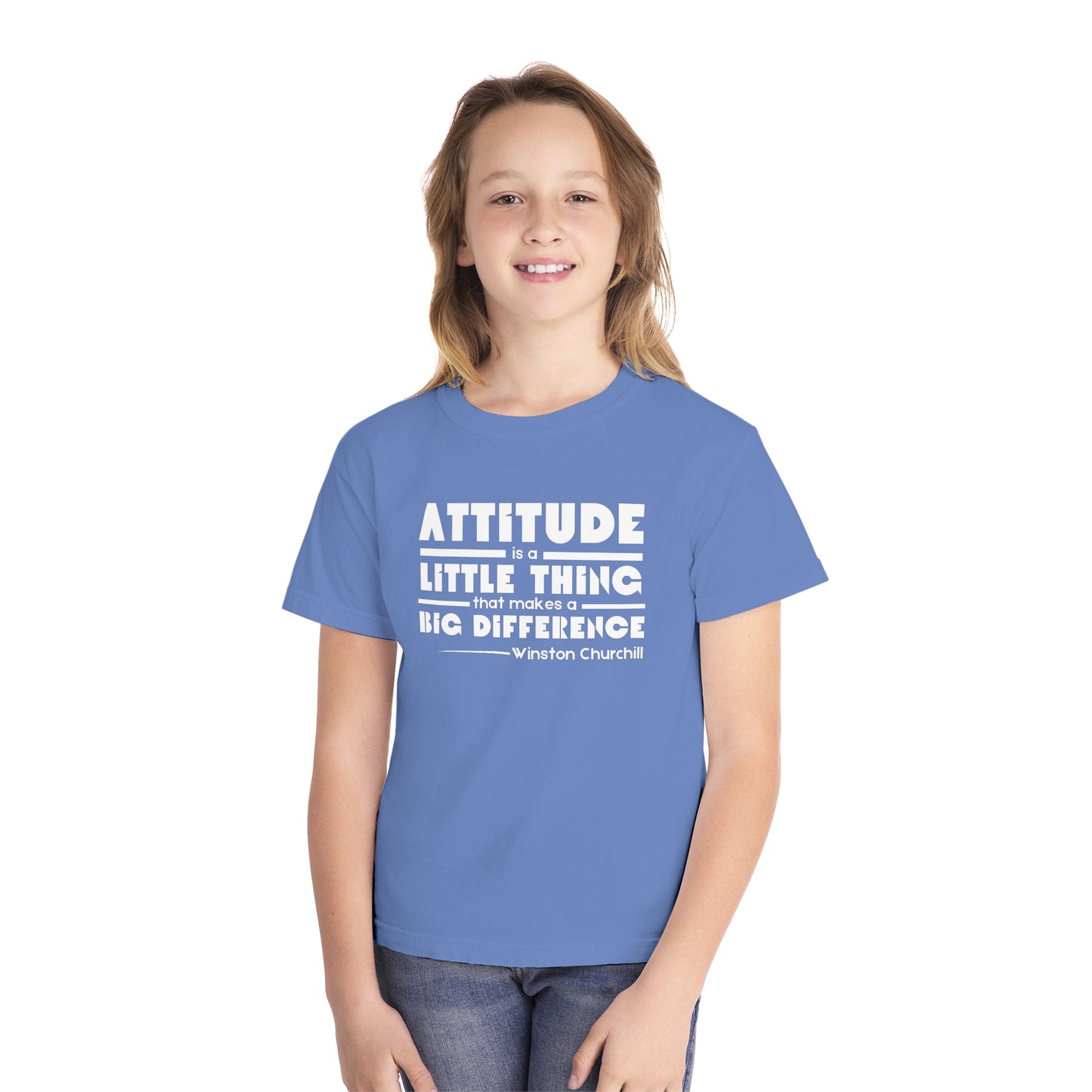 Attitude is a Little Things Youth Midweight Tee