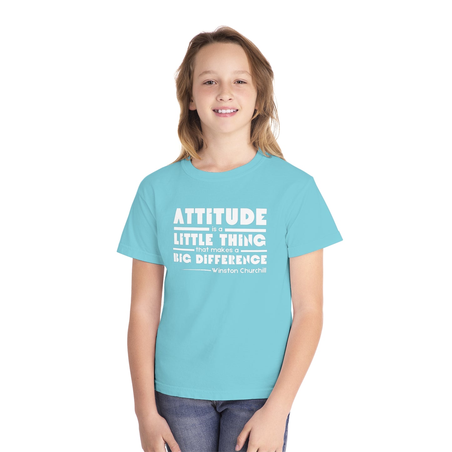 Attitude is a Little Things Youth Midweight Tee