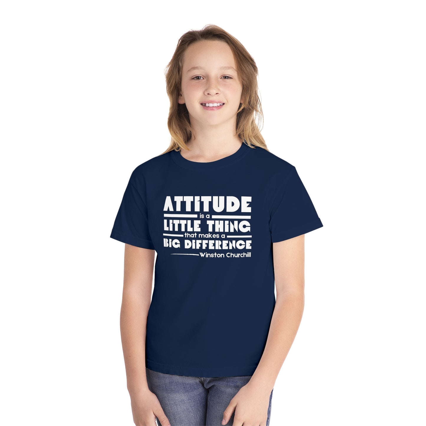 Attitude is a Little Things Youth Midweight Tee