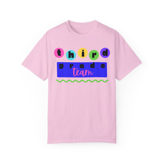 3rd Grade Team Unisex Garment-Dyed T-shirt