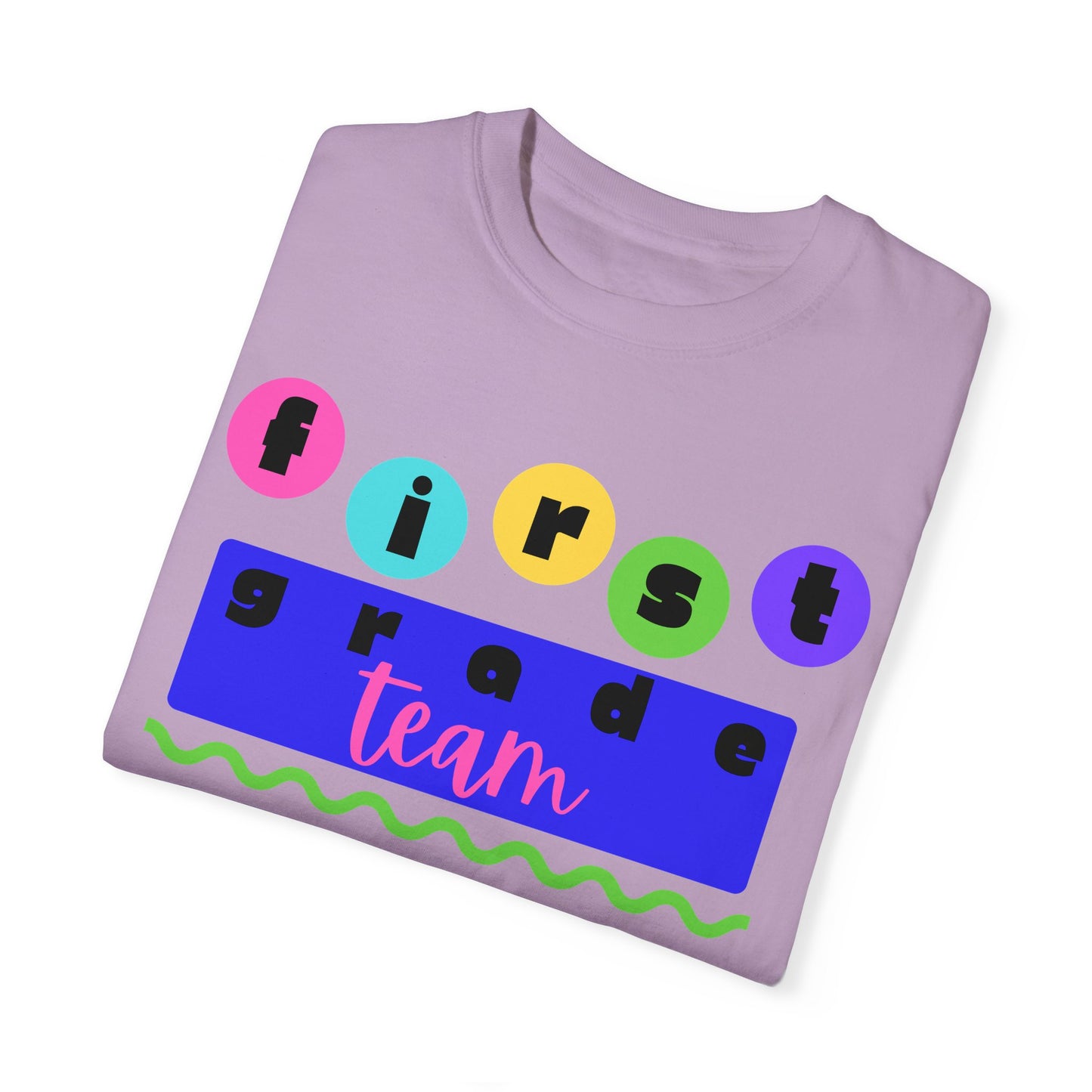 1st Grade Team Unisex Garment-Dyed T-shirt